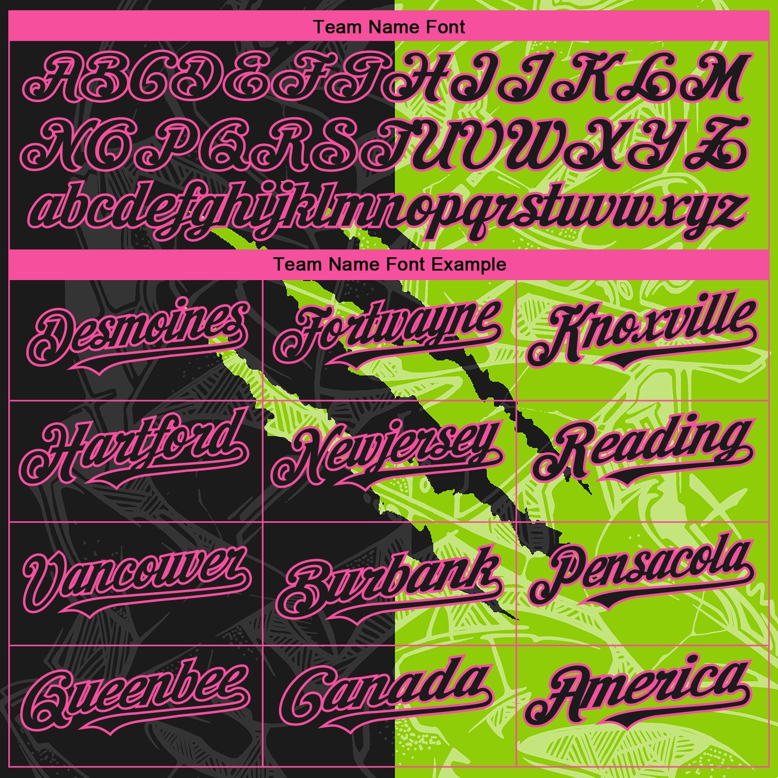 Custom Stitched Graffiti Pattern Black Neon Green-Pink 3D Scratch Sports Pullover Sweatshirt Hoodie view 3
