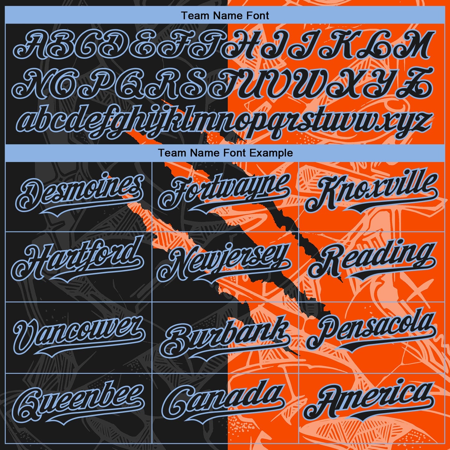 Custom Stitched Graffiti Pattern Black Orange-Light Blue 3D Scratch Sports Pullover Sweatshirt Hoodie view 3