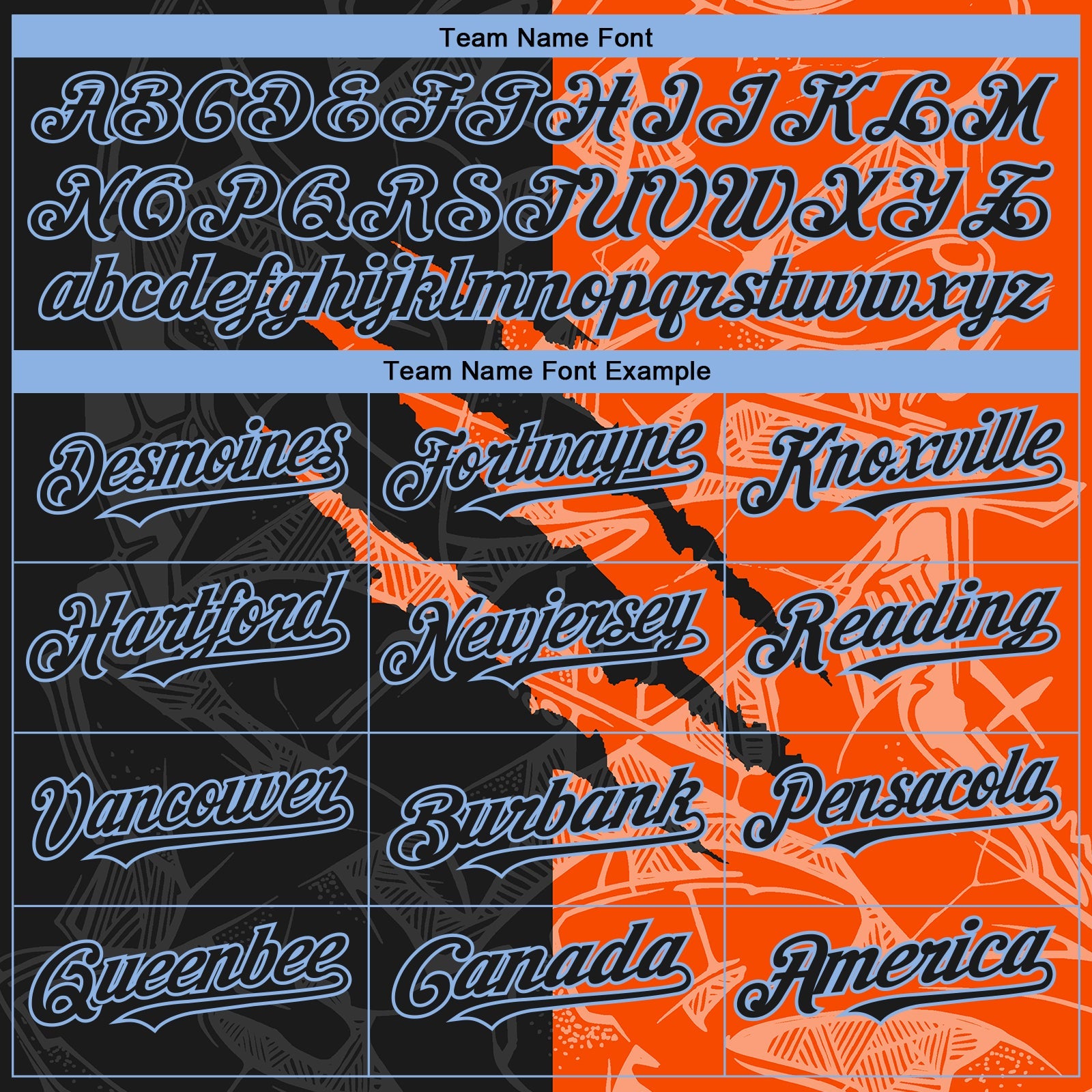 Custom Stitched Graffiti Pattern Black Orange-Light Blue 3D Scratch Sports Pullover Sweatshirt Hoodie view 3