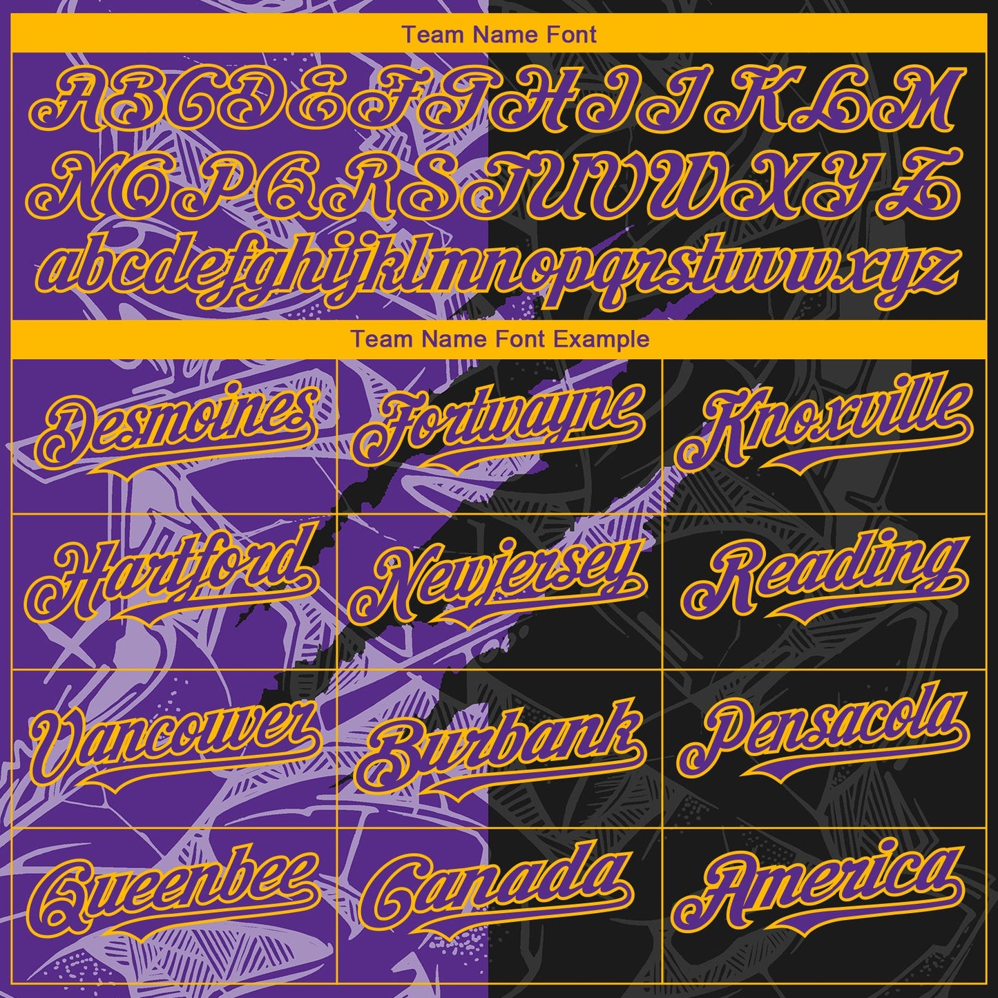 Custom Stitched Graffiti Pattern Black Purple-Gold 3D Scratch Sports Pullover Sweatshirt Hoodie view 3