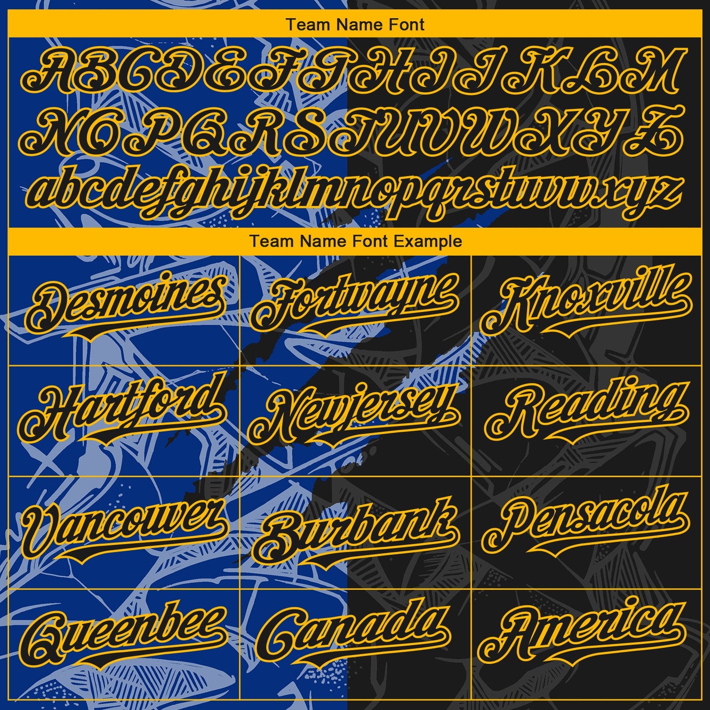 Custom Stitched Graffiti Pattern Black Royal-Gold 3D Scratch Sports Pullover Sweatshirt Hoodie view 3