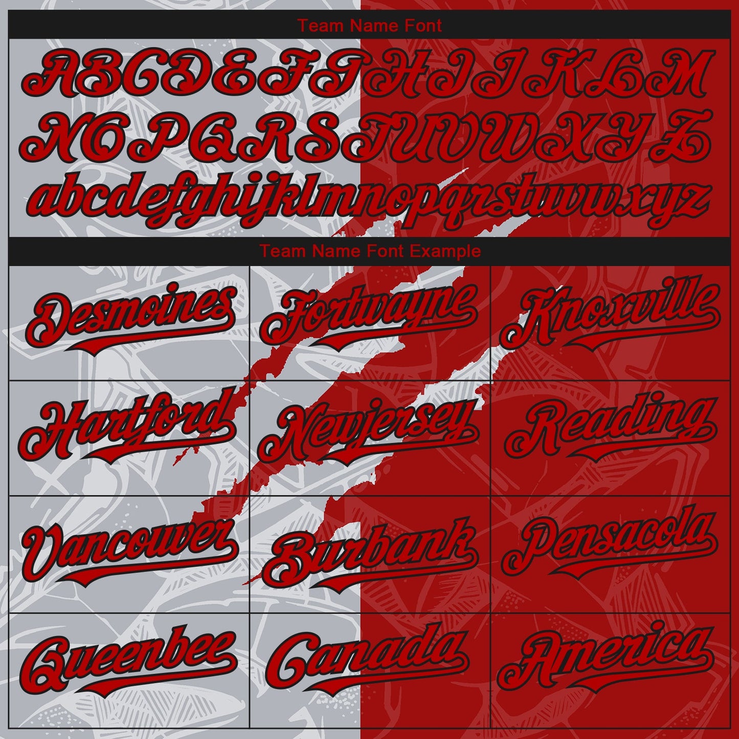 Custom Stitched Graffiti Pattern Gray Red-Black 3D Scratch Sports Pullover Sweatshirt Hoodie view 3