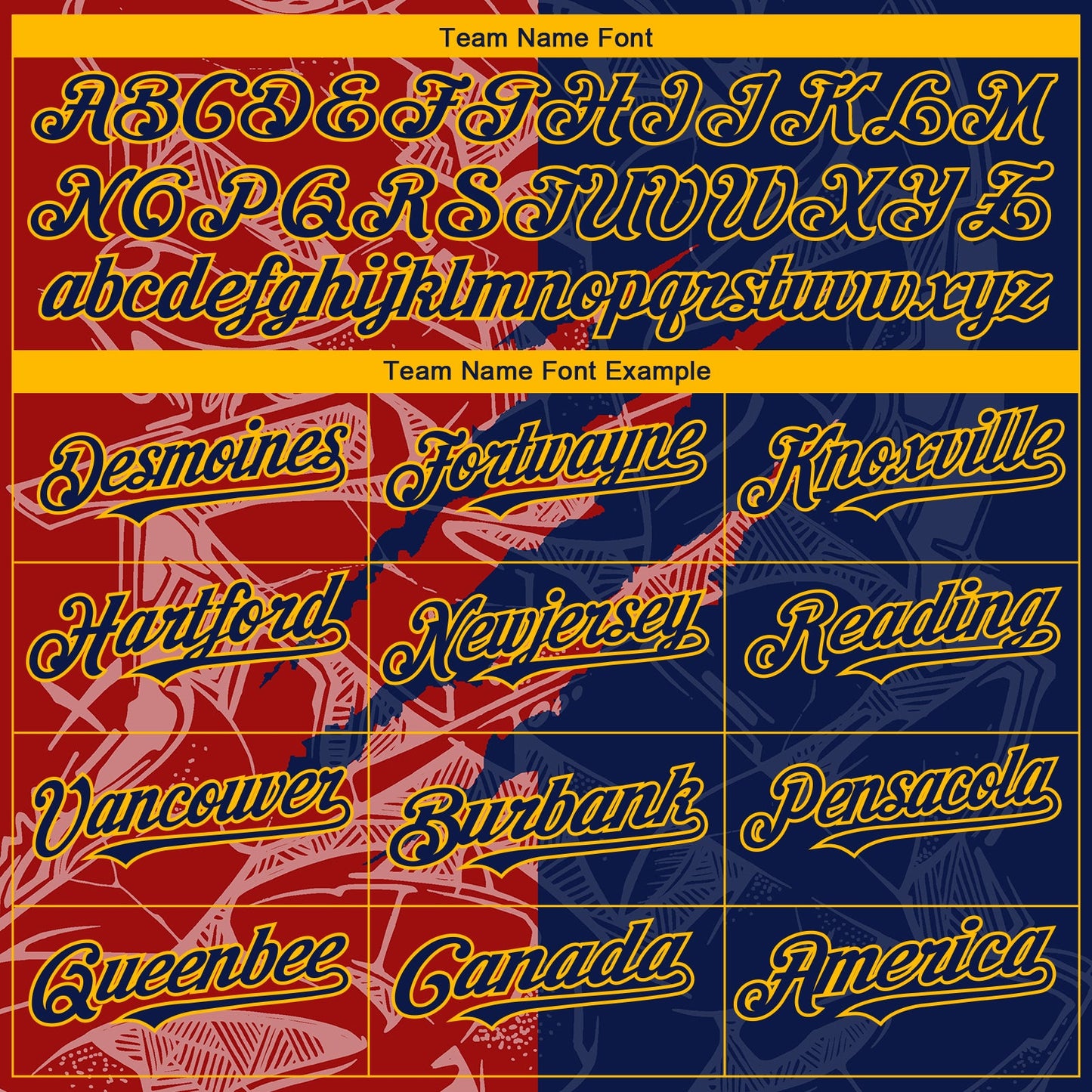 Custom Stitched Graffiti Pattern Navy Red-Gold 3D Scratch Sports Pullover Sweatshirt Hoodie view 3