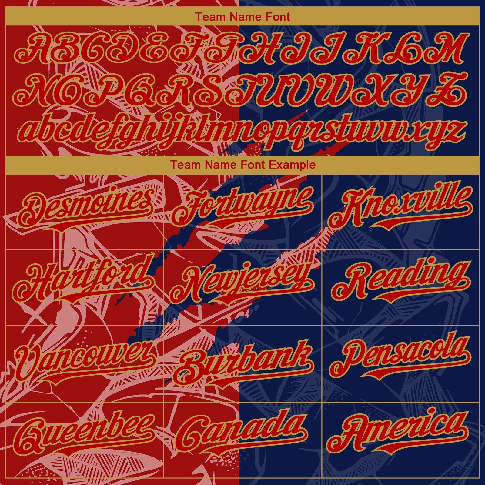 Custom Stitched Graffiti Pattern Red Navy-Old Gold 3D Scratch Sports Pullover Sweatshirt Hoodie view 3