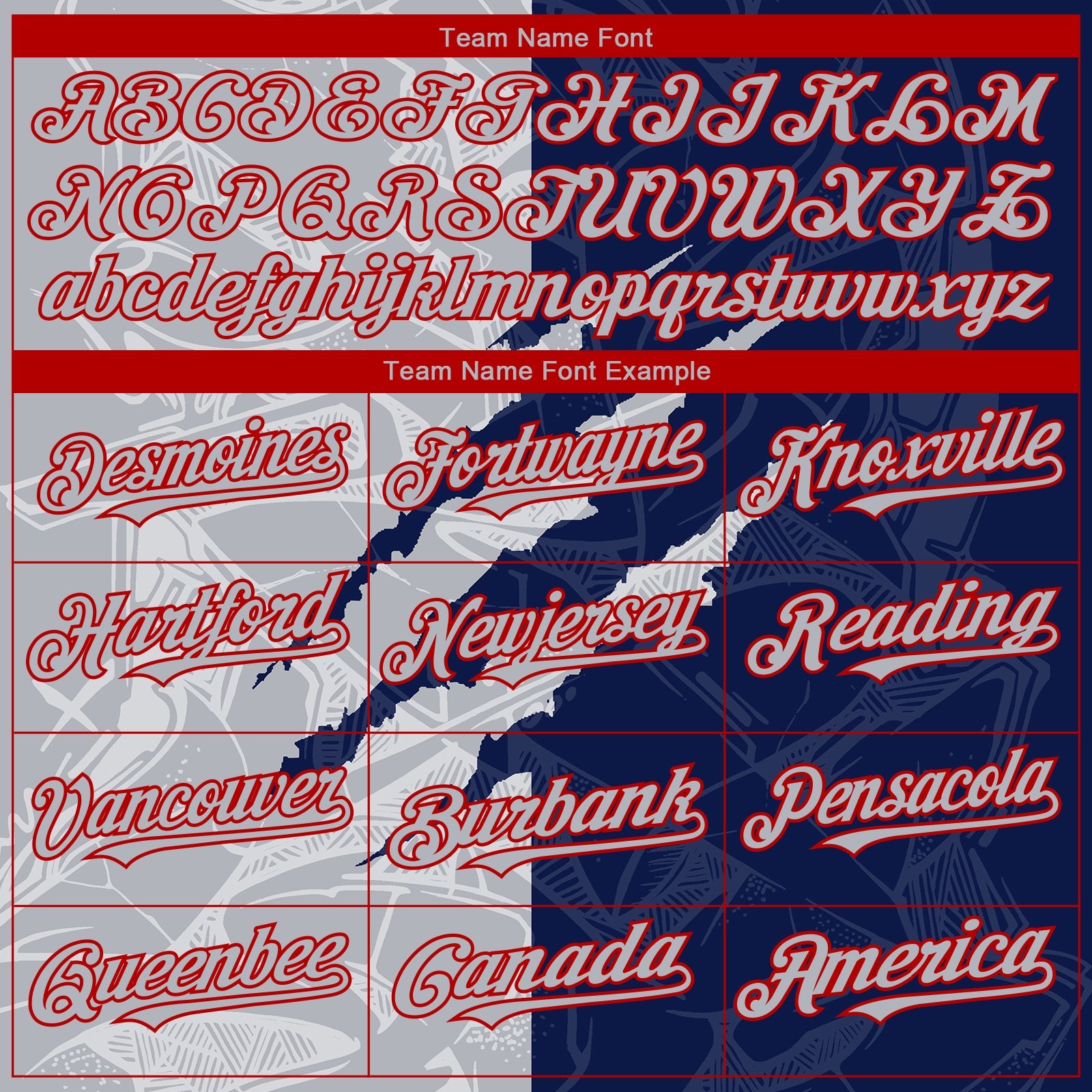 Custom Stitched Graffiti Pattern Gray Navy-Red 3D Scratch Sports Pullover Sweatshirt Hoodie view 3