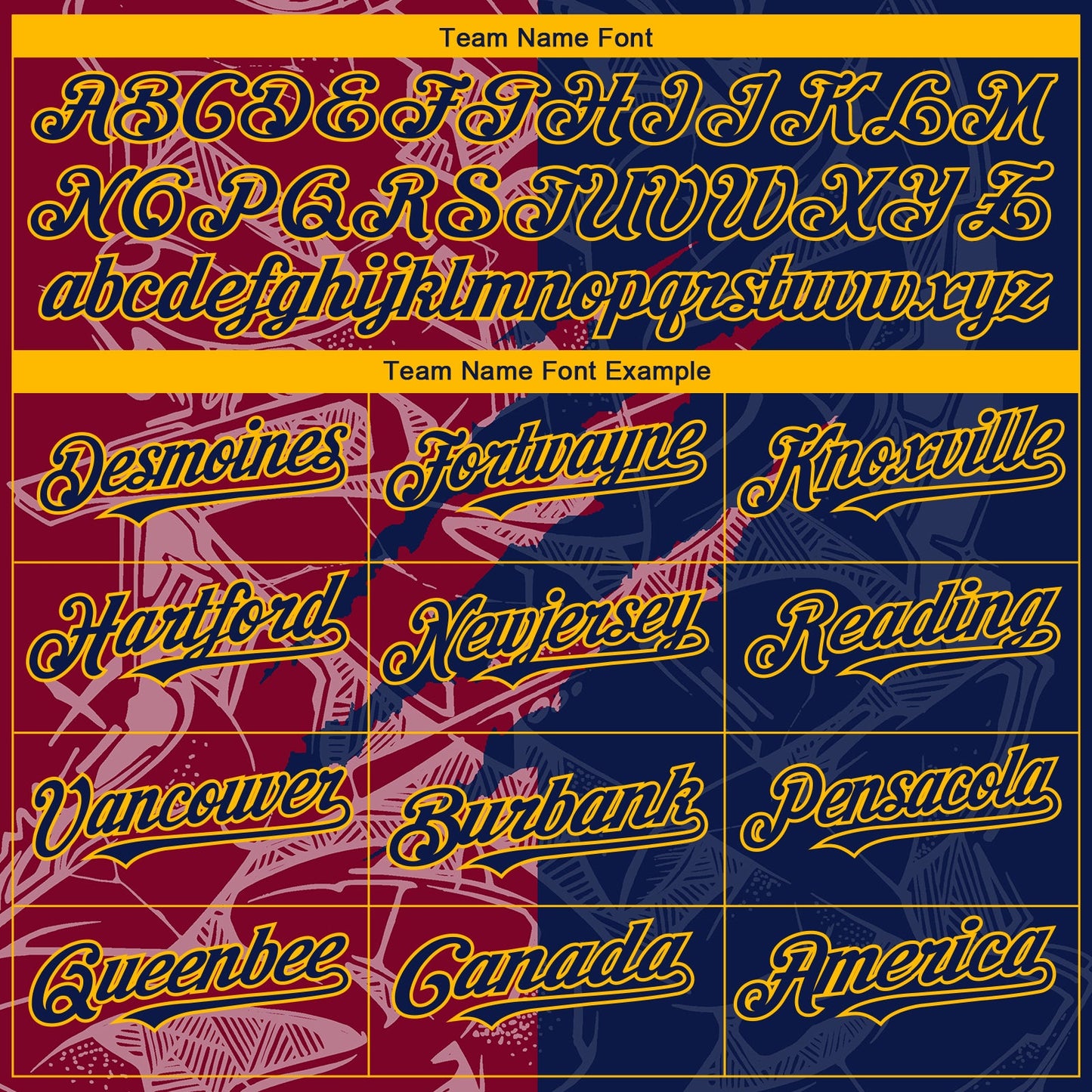 Custom Stitched Graffiti Pattern Navy Maroon-Gold 3D Scratch Sports Pullover Sweatshirt Hoodie view 3