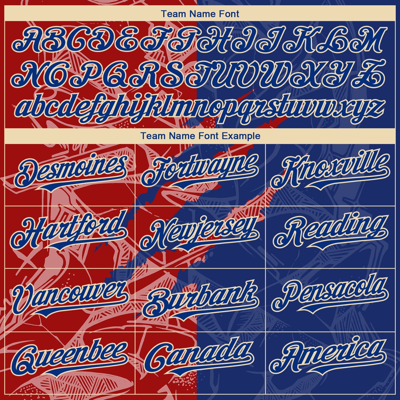 Custom Stitched Graffiti Pattern Royal Red-Cream 3D Scratch Sports Pullover Sweatshirt Hoodie view 3