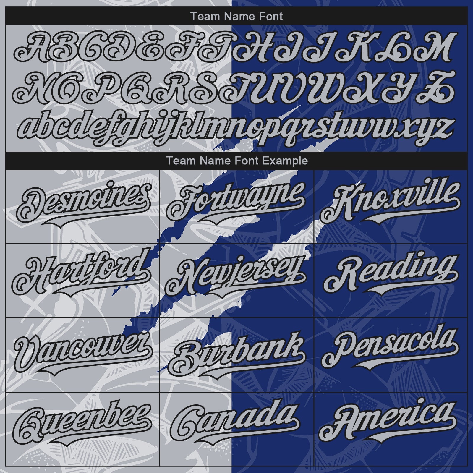 Custom Stitched Graffiti Pattern Gray Royal-Black 3D Scratch Sports Pullover Sweatshirt Hoodie view 3