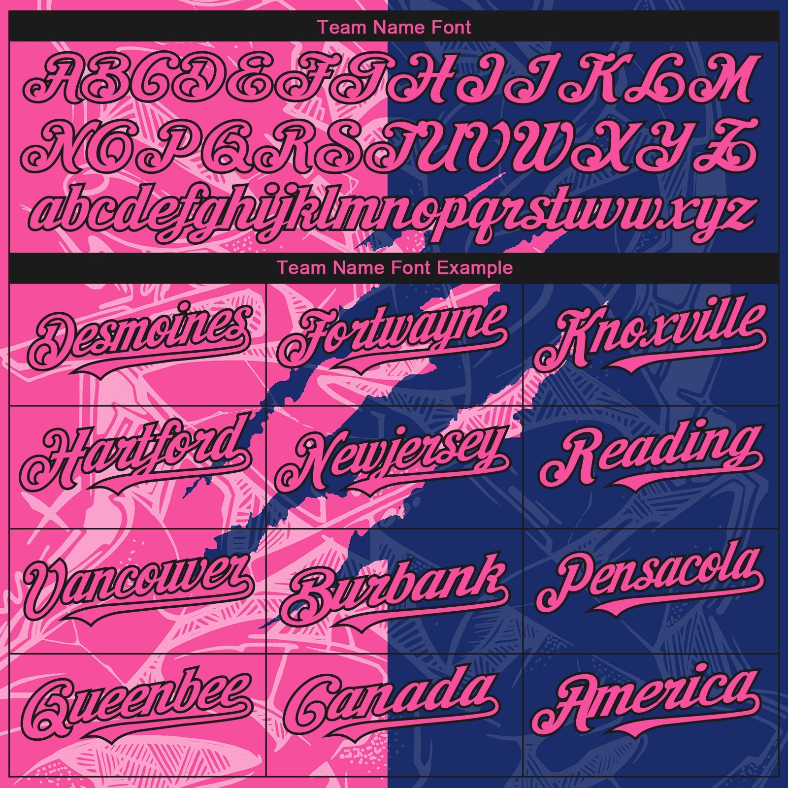 Custom Stitched Graffiti Pattern Pink Royal-Black 3D Scratch Sports Pullover Sweatshirt Hoodie view 3