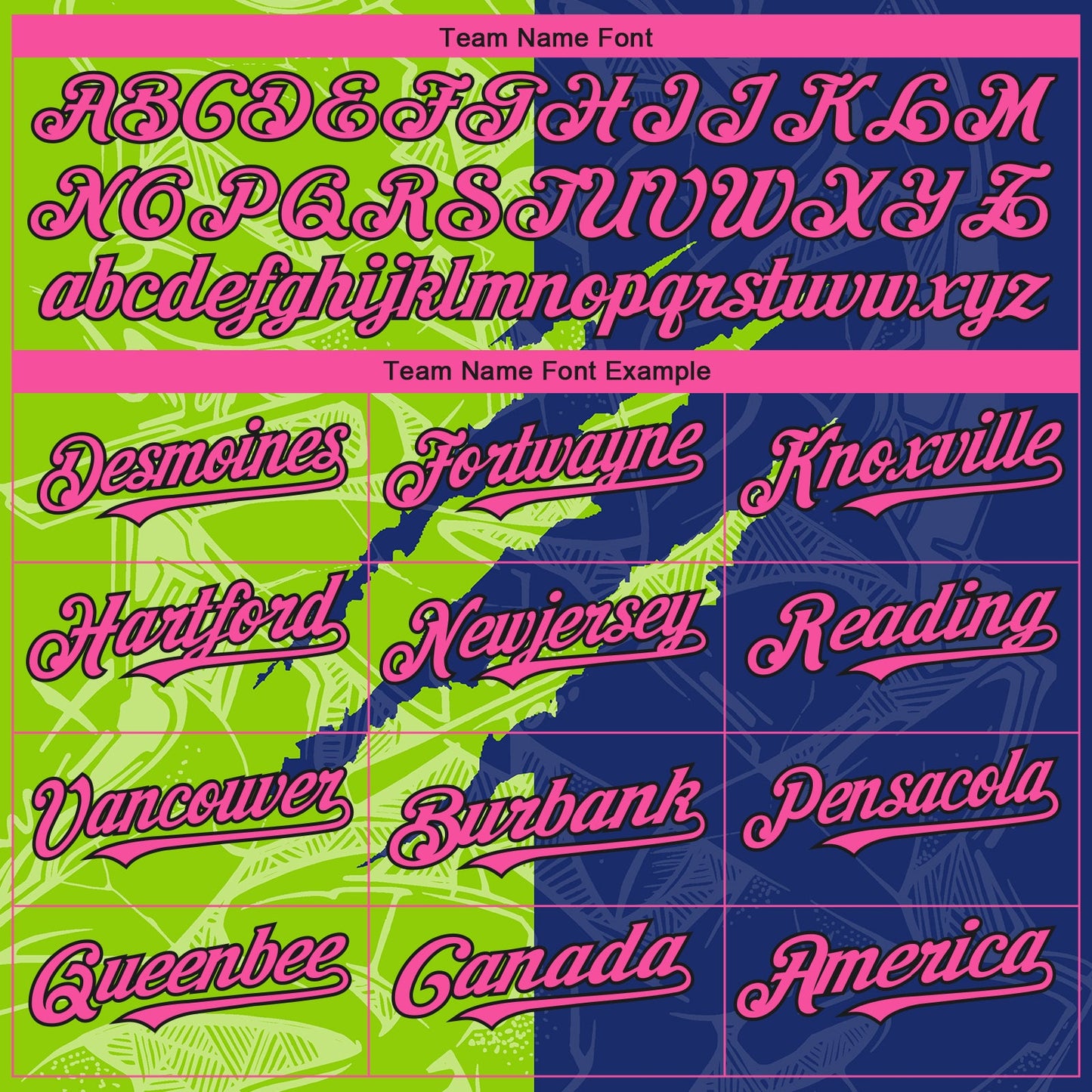 Custom Stitched Graffiti Pattern Pink Royal Neon Green-Black 3D Scratch Sports Pullover Sweatshirt Hoodie view 3