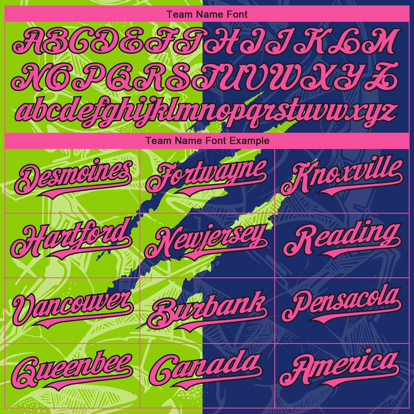 Custom Stitched Graffiti Pattern Pink Royal Neon Green-Black 3D Scratch Sports Pullover Sweatshirt Hoodie view 3