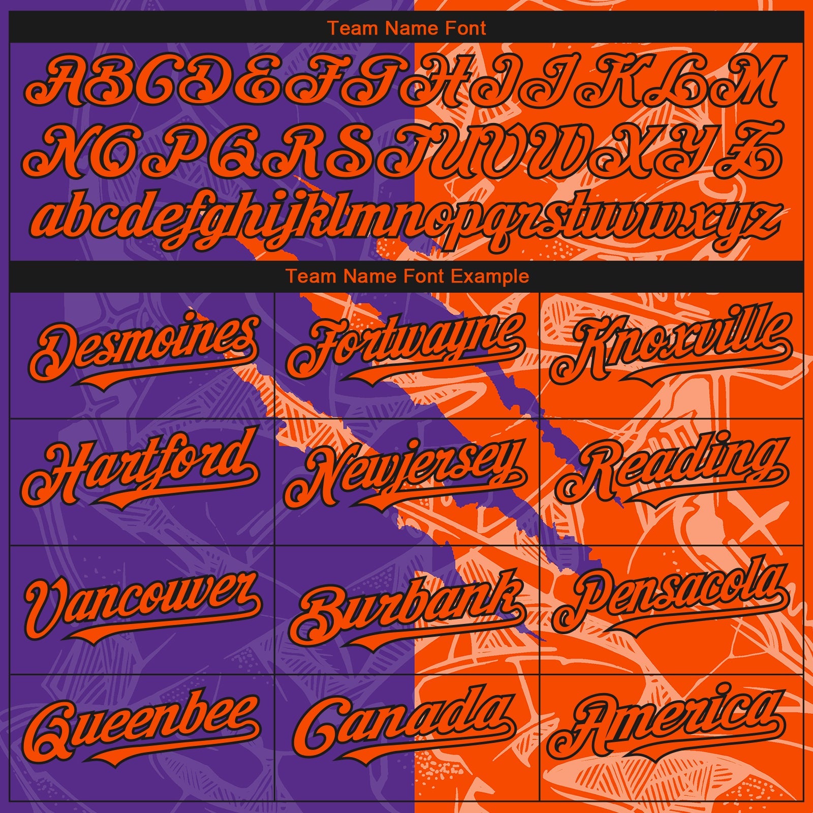 Custom Stitched Graffiti Pattern Orange Purple-Black 3D Scratch Sports Pullover Sweatshirt Hoodie view 3