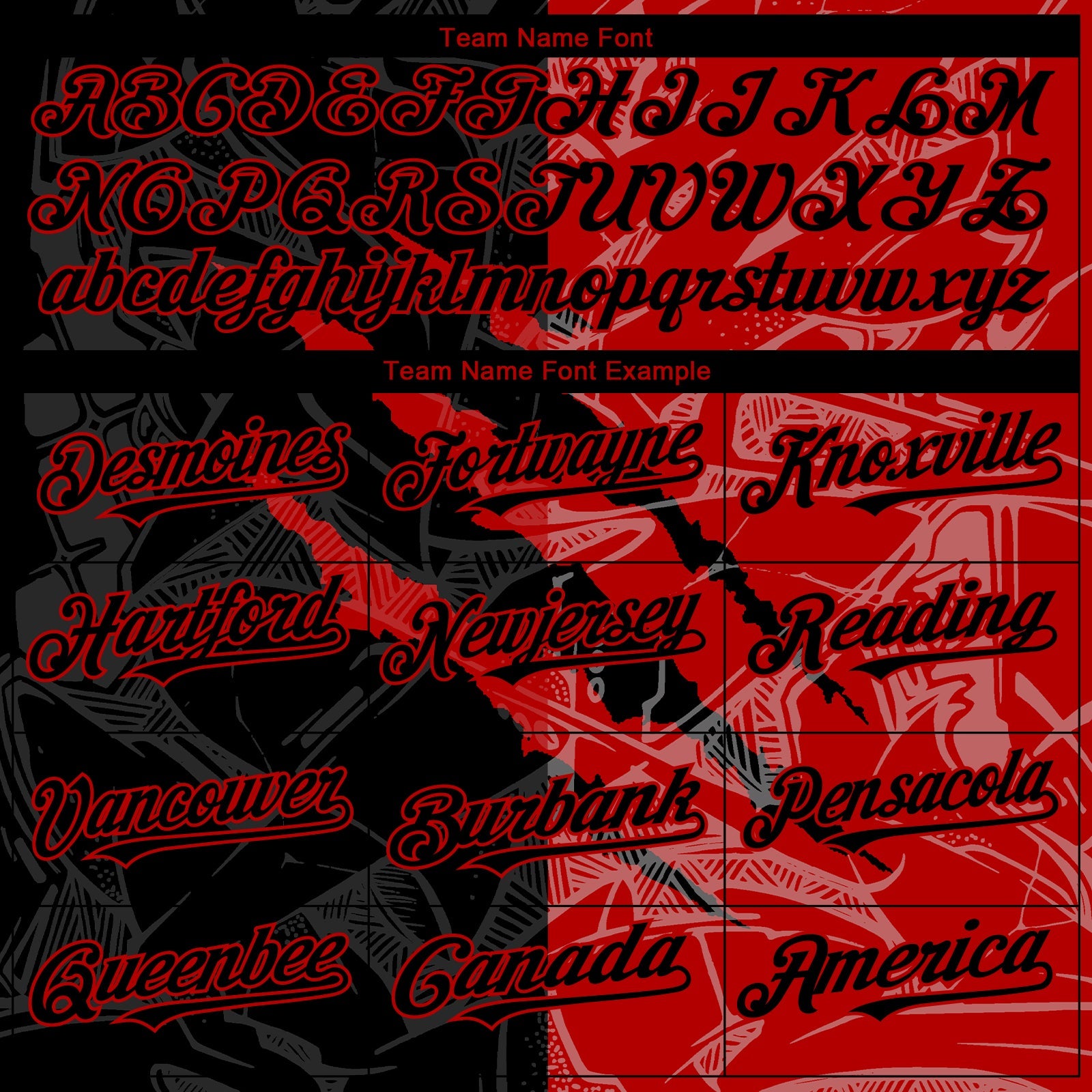 Custom Graffiti Pattern Black-Red 3D Scratch Authentic Baseball Jersey view 4