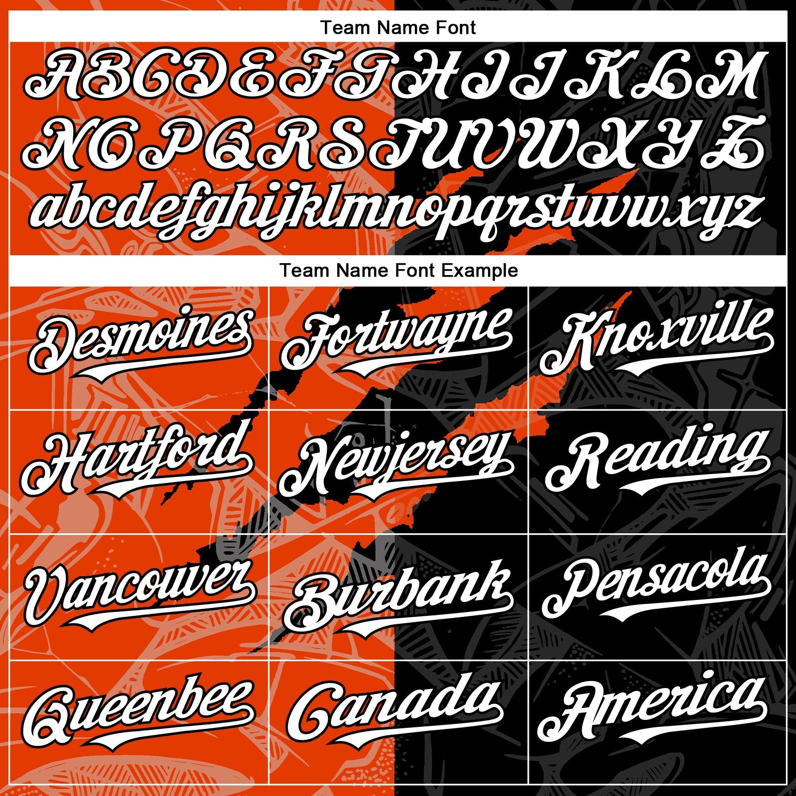 Custom Graffiti Pattern White Black-Orange 3D Scratch Authentic Baseball Jersey view 4