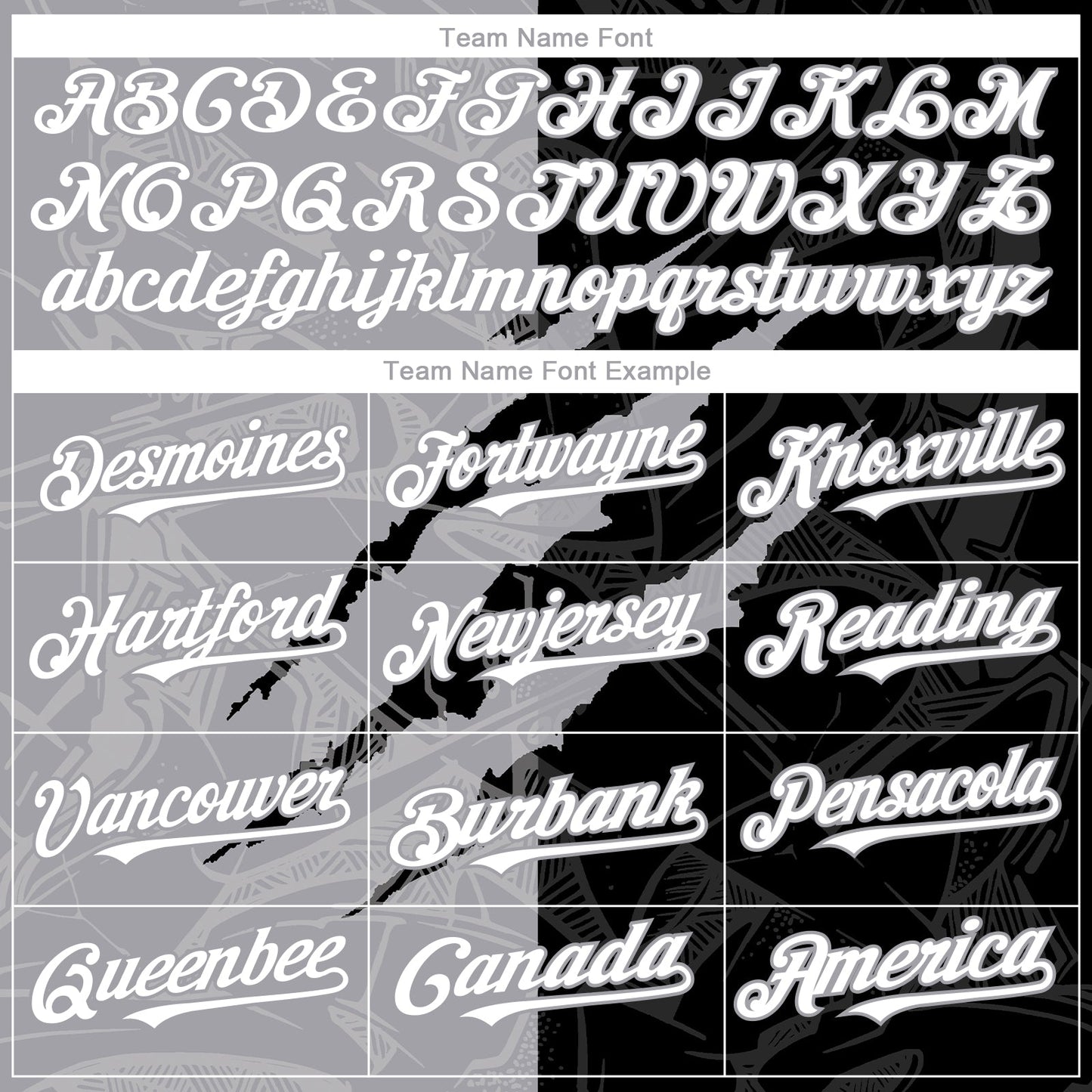 Custom Graffiti Pattern White Black-Gray 3D Scratch Authentic Baseball Jersey view 4