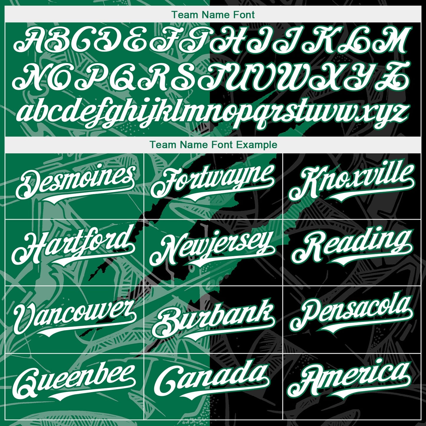 Custom Graffiti Pattern White Black-Kelly Green 3D Scratch Authentic Baseball Jersey view 4