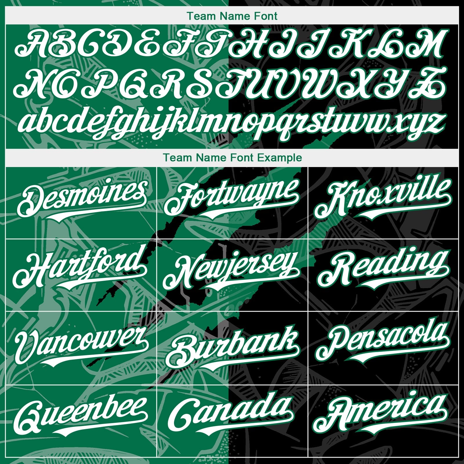 Custom Graffiti Pattern White Black-Kelly Green 3D Scratch Authentic Baseball Jersey view 4