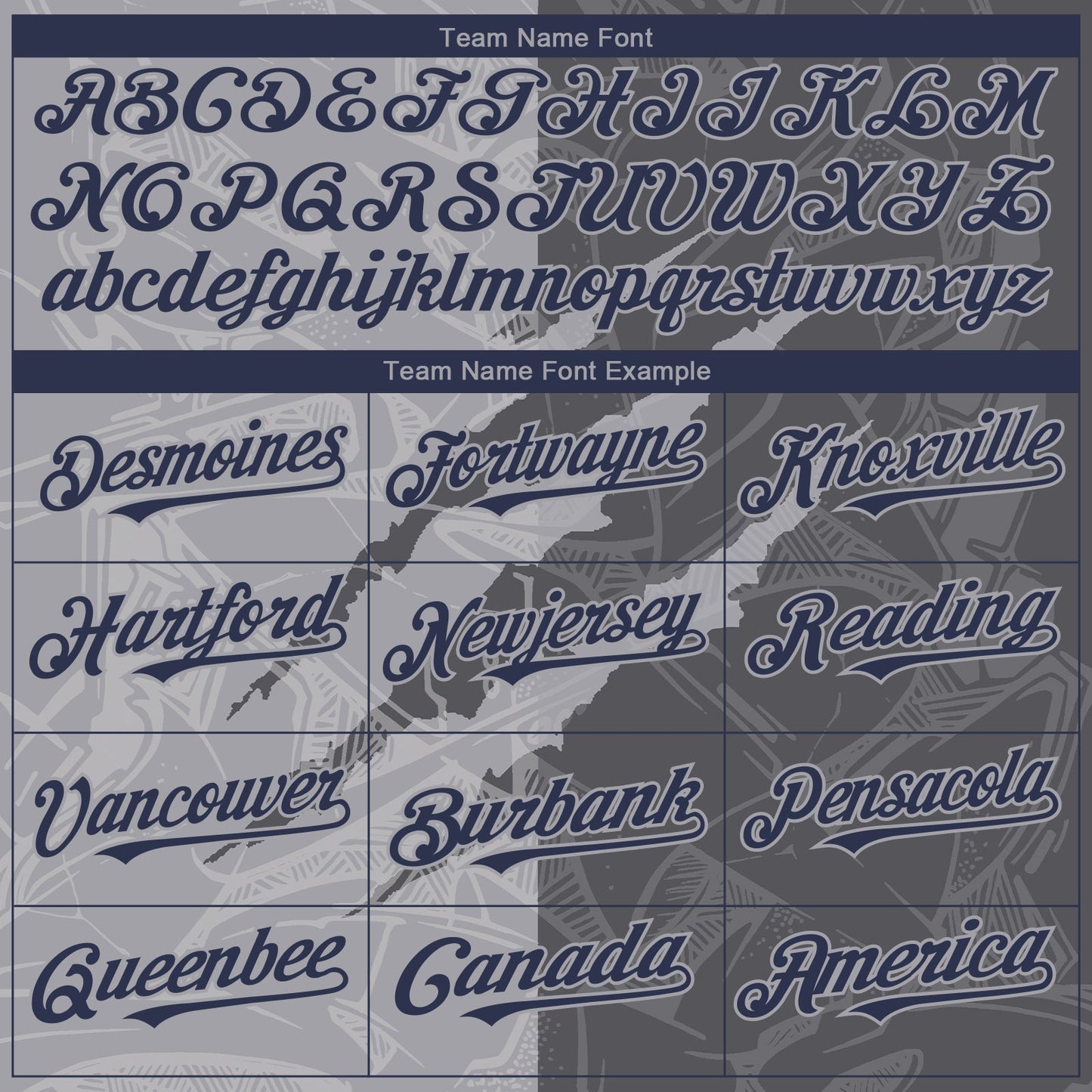 Custom Graffiti Pattern Navy Steel Gray-Gray 3D Scratch Authentic Baseball Jersey view 4