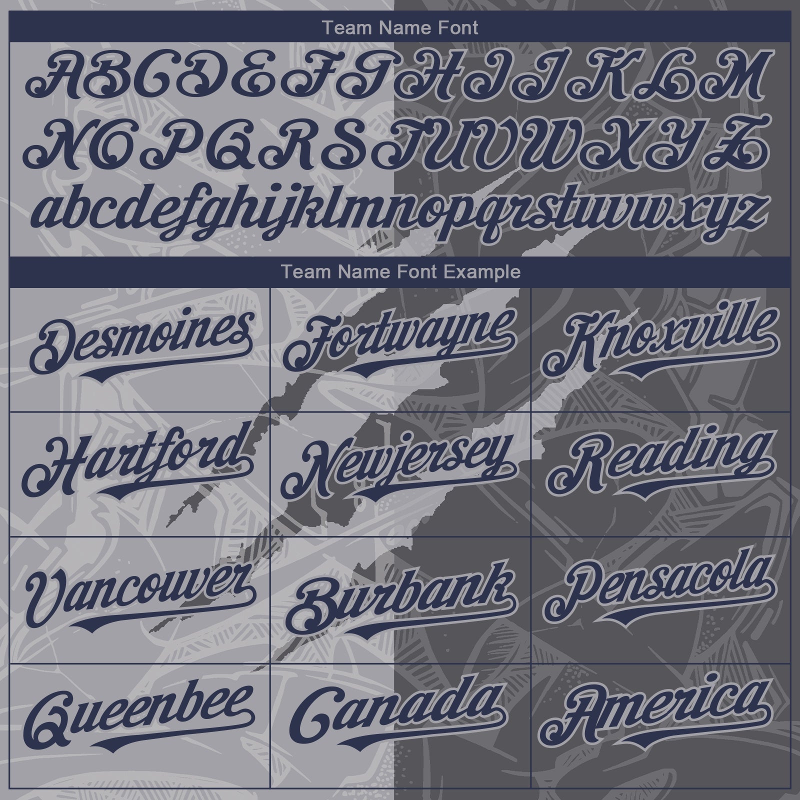 Custom Graffiti Pattern Navy Steel Gray-Gray 3D Scratch Authentic Baseball Jersey view 4
