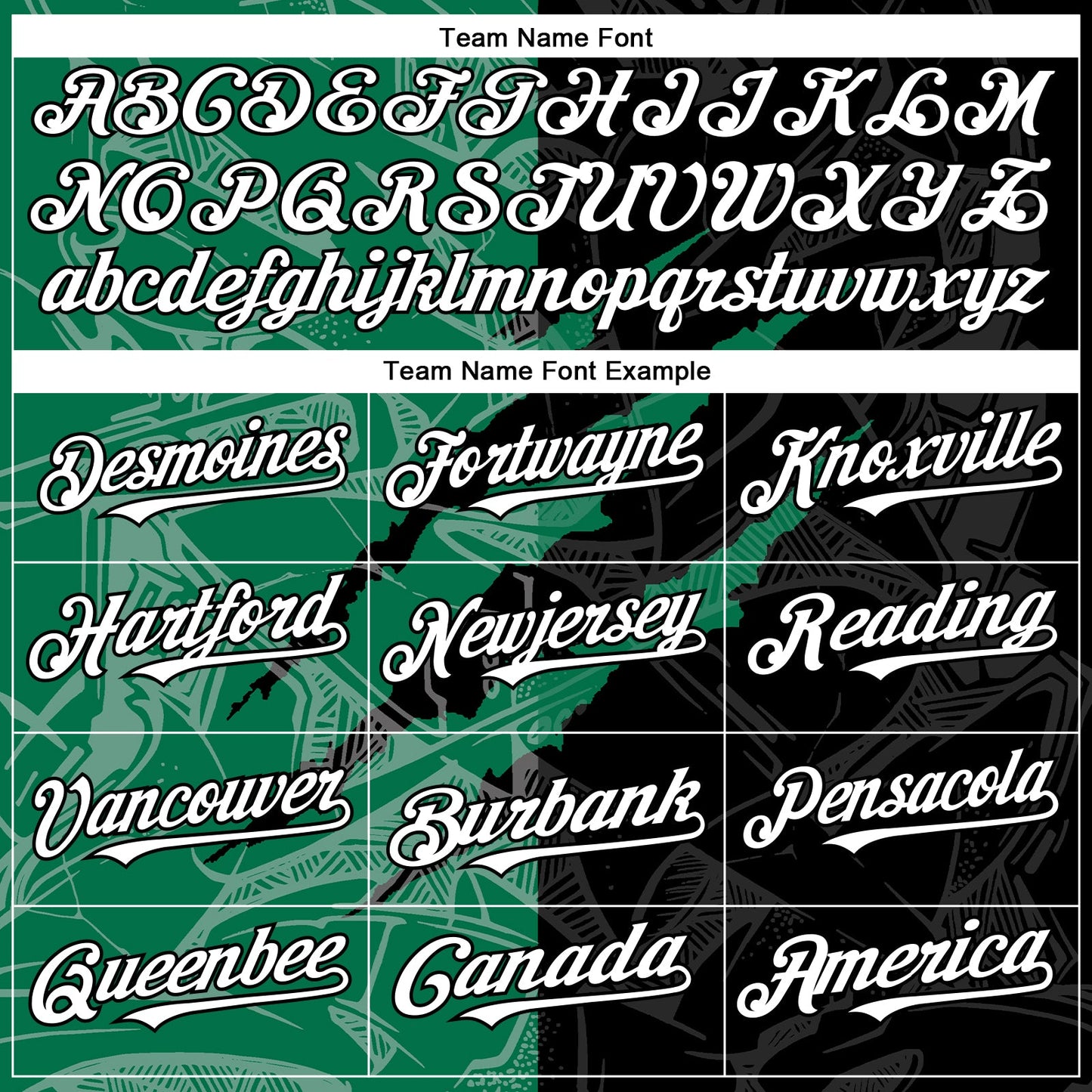Custom Graffiti Pattern White Black-Kelly Green 3D Scratch Authentic Baseball Jersey view 4