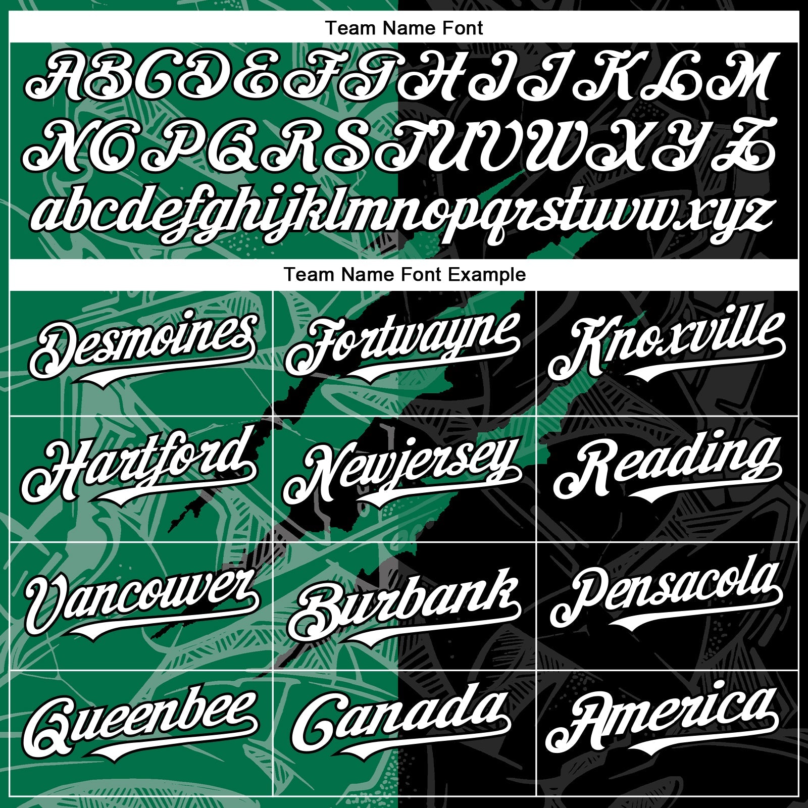 Custom Graffiti Pattern White Black-Kelly Green 3D Scratch Authentic Baseball Jersey view 4