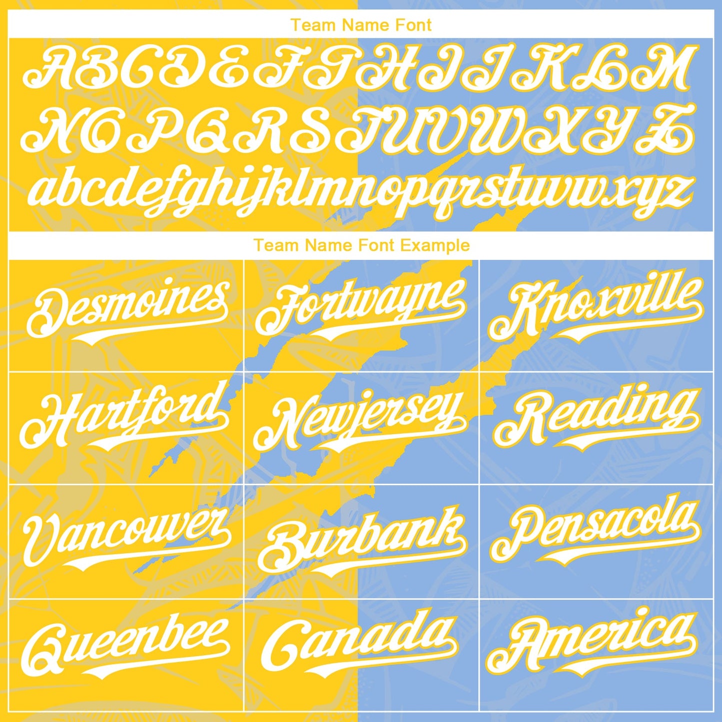 Custom Graffiti Pattern White Light Blue-Yellow 3D Scratch Authentic Baseball Jersey view 4