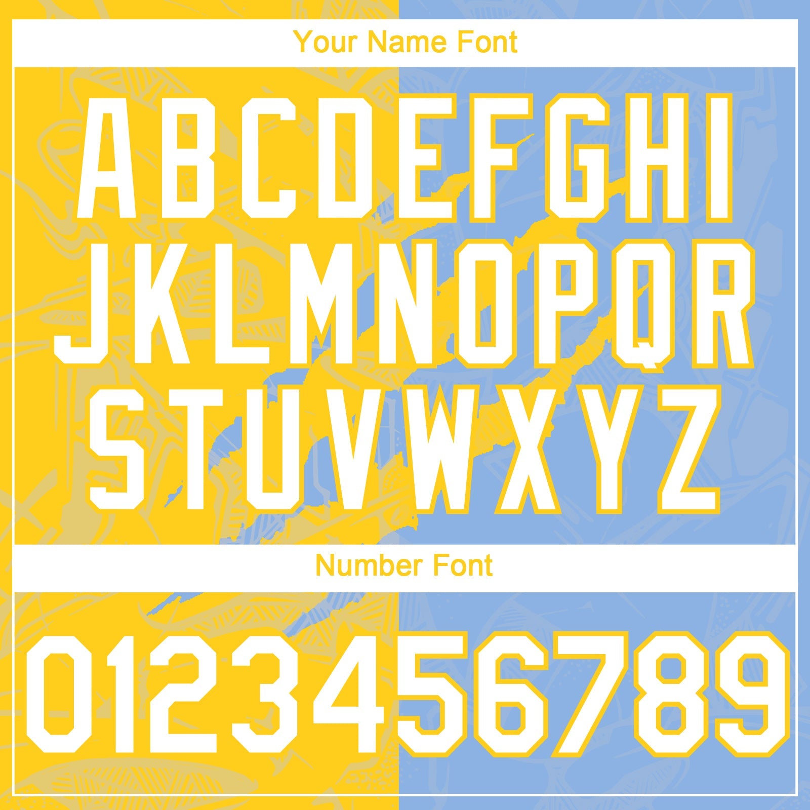 Custom Graffiti Pattern White Light Blue-Yellow 3D Scratch Authentic Baseball Jersey view 5