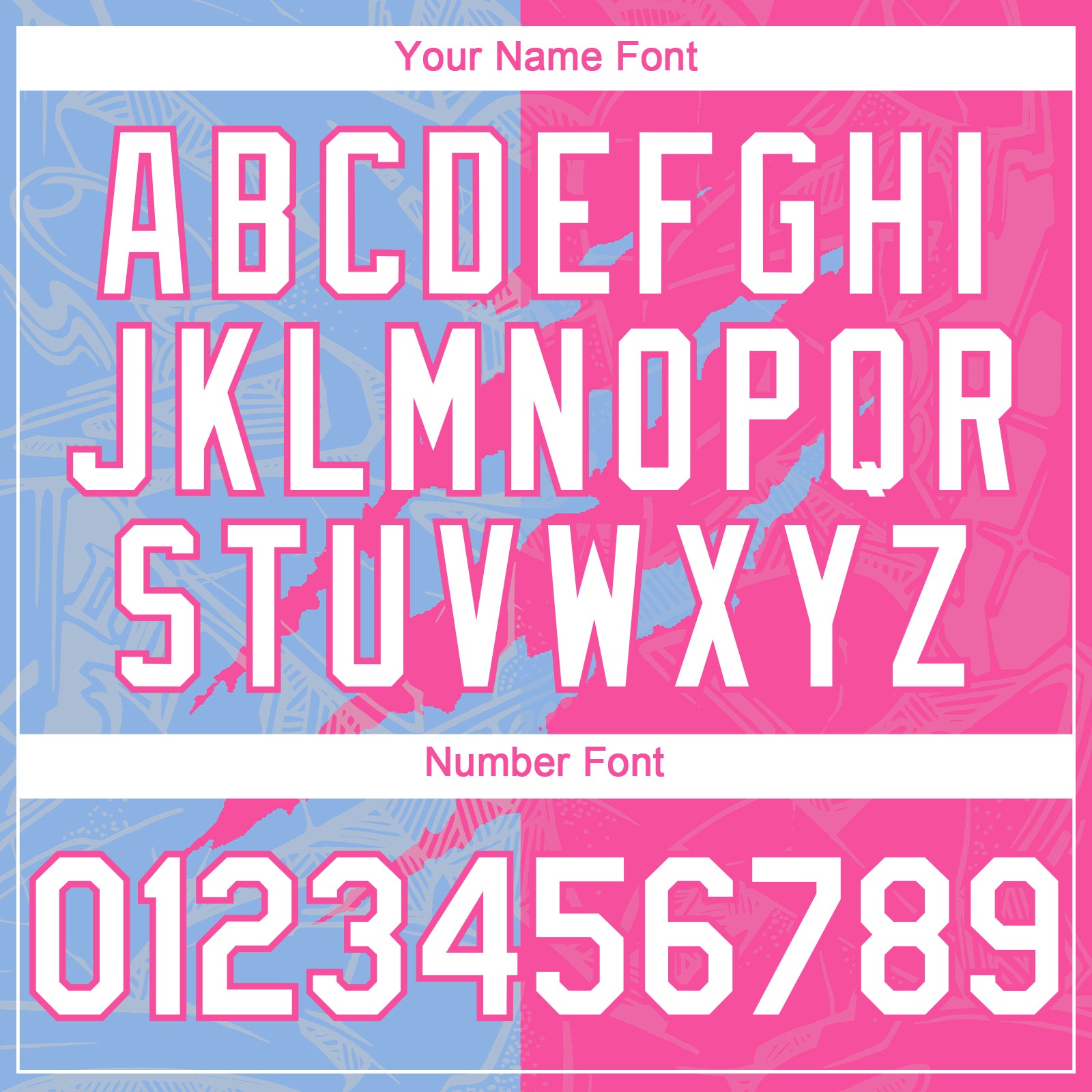 Custom Graffiti Pattern White Pink-Light Blue 3D Scratch Authentic Baseball Jersey view 5