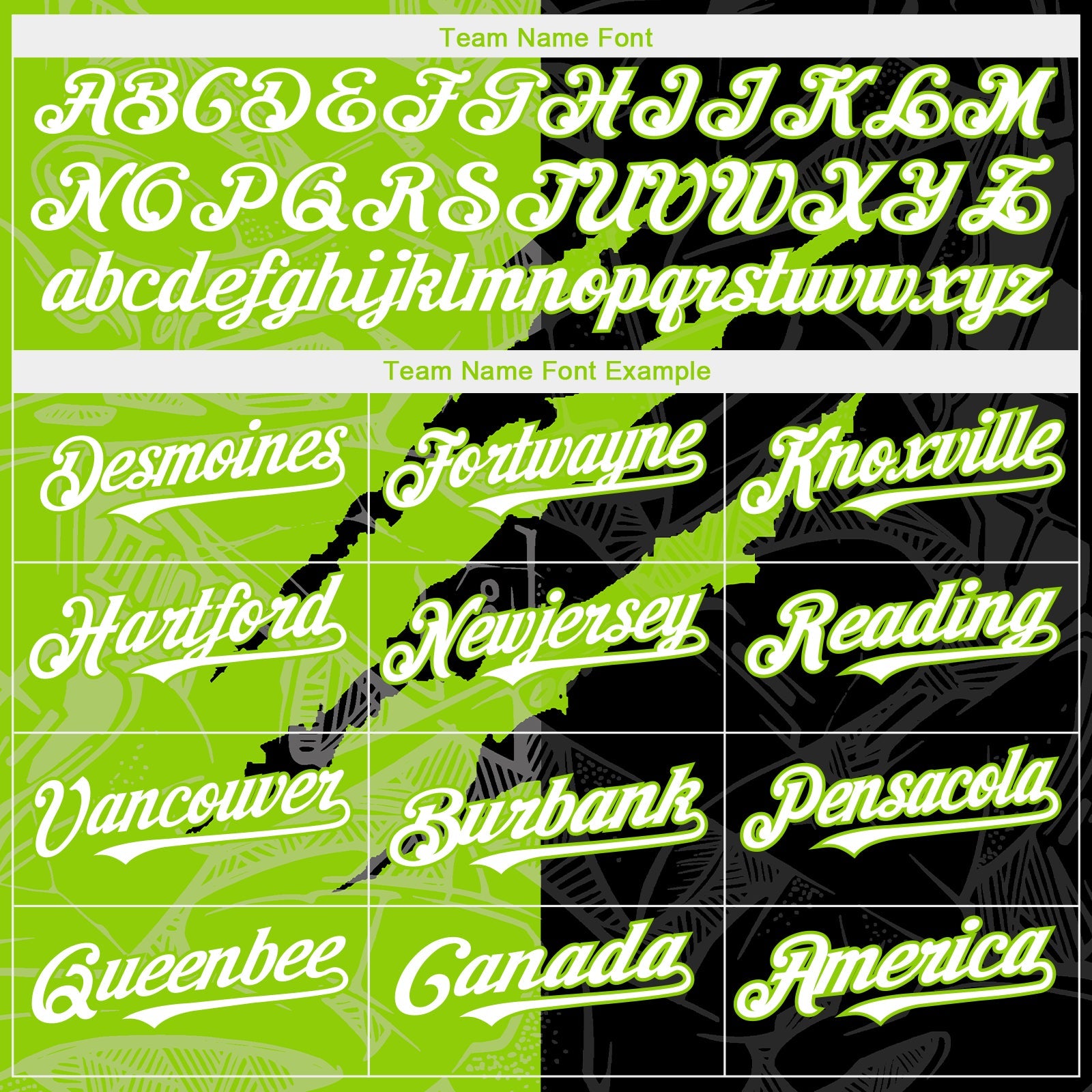 Custom Graffiti Pattern White Black-Neon Green 3D Scratch Authentic Baseball Jersey view 4