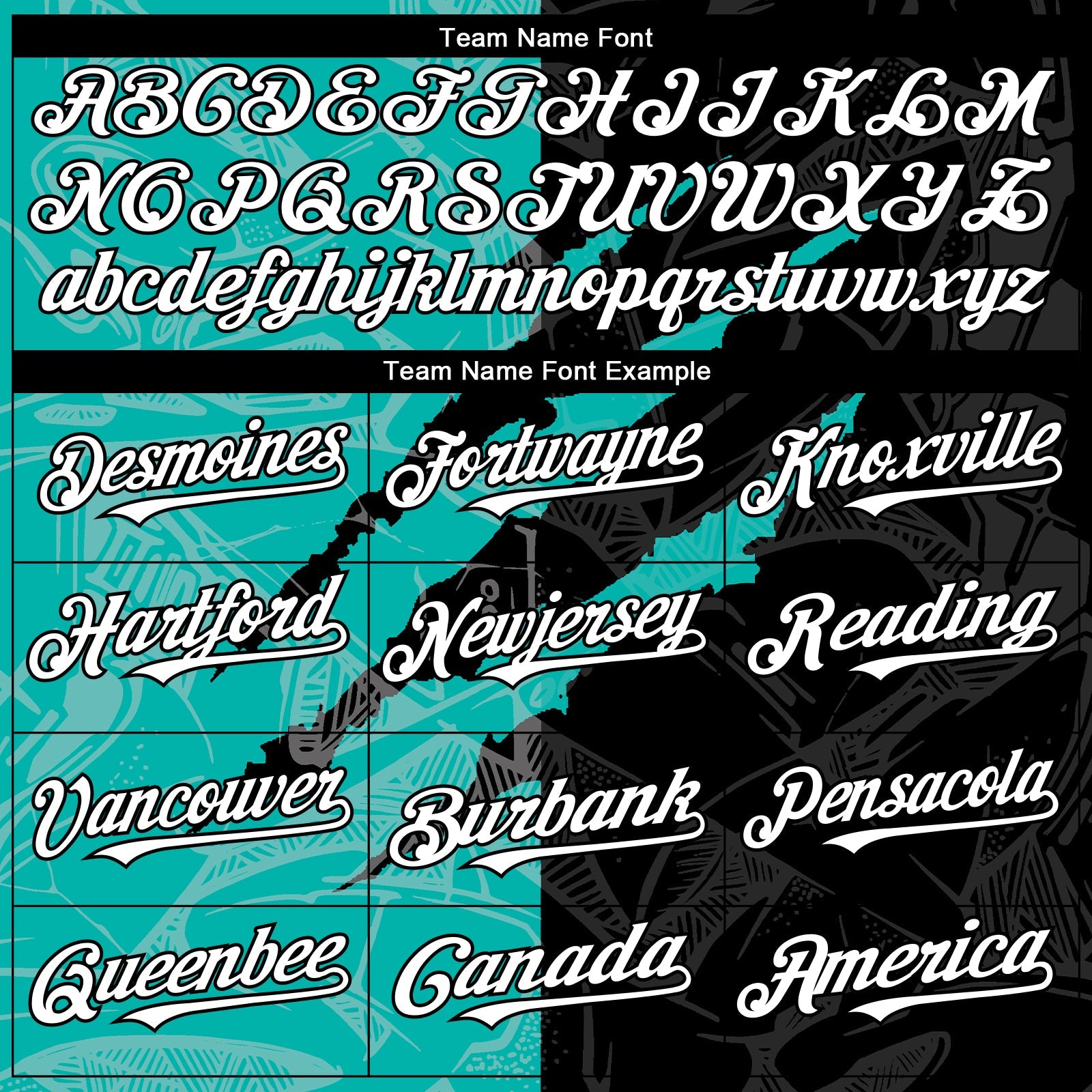 Custom Graffiti Pattern White Black-Aqua 3D Scratch Authentic Baseball Jersey view 4