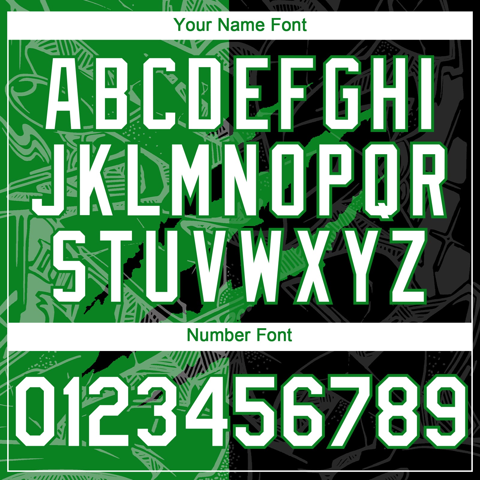 Custom Graffiti Pattern White Black-Grass Green 3D Scratch Authentic Baseball Jersey view 5