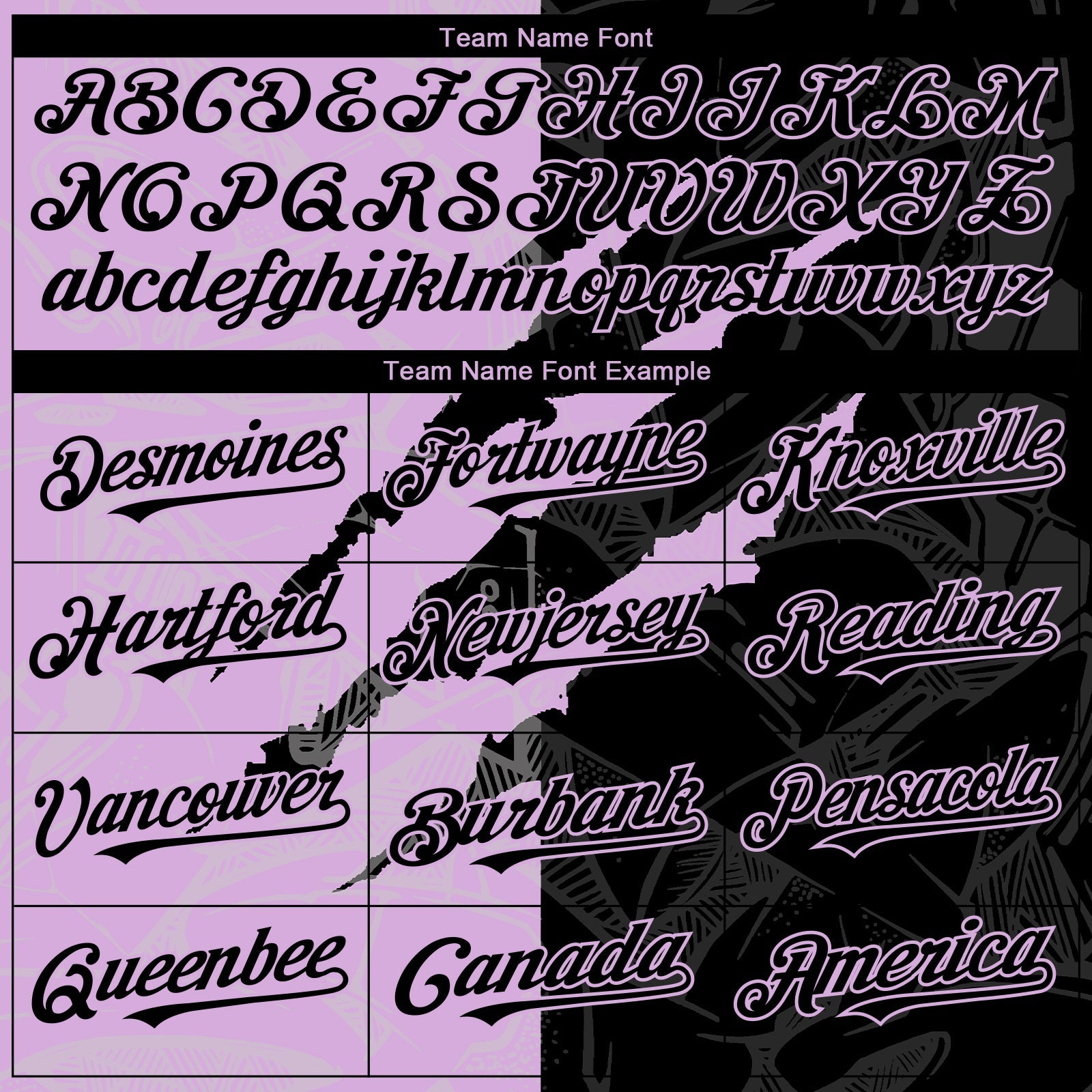 Custom Graffiti Pattern Black-Light Purple 3D Scratch Authentic Baseball Jersey view 4