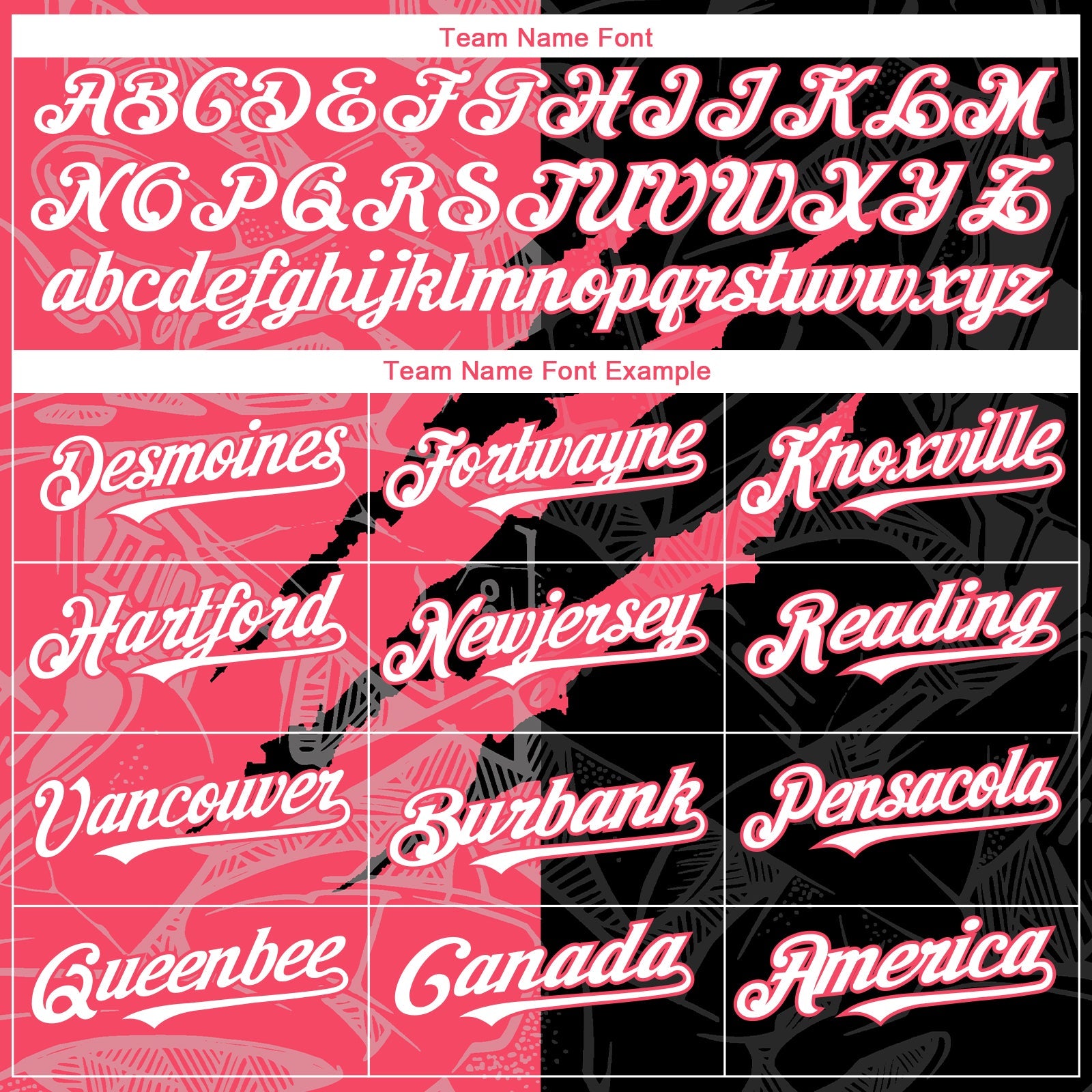 Custom Graffiti Pattern White Black-Neon Pink 3D Scratch Authentic Baseball Jersey view 4