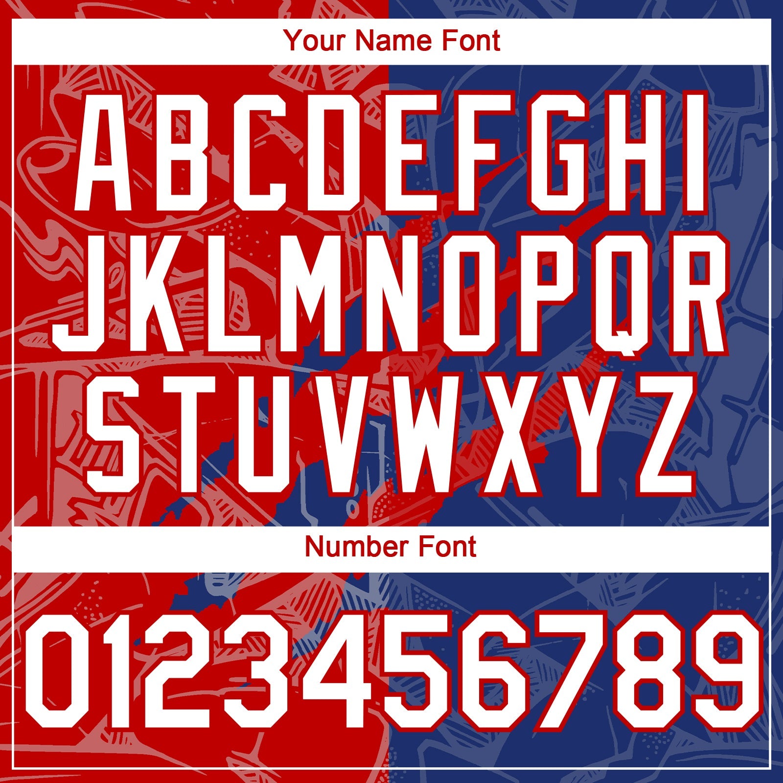Custom Graffiti Pattern White Royal-Red 3D Scratch Authentic Baseball Jersey view 5