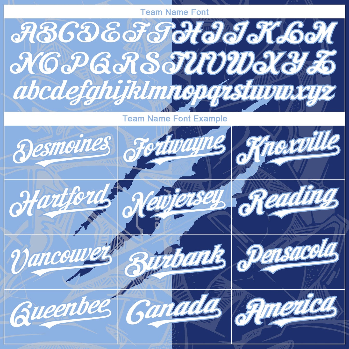 Custom Graffiti Pattern White Royal-Light Blue 3D Scratch Authentic Baseball Jersey view 4
