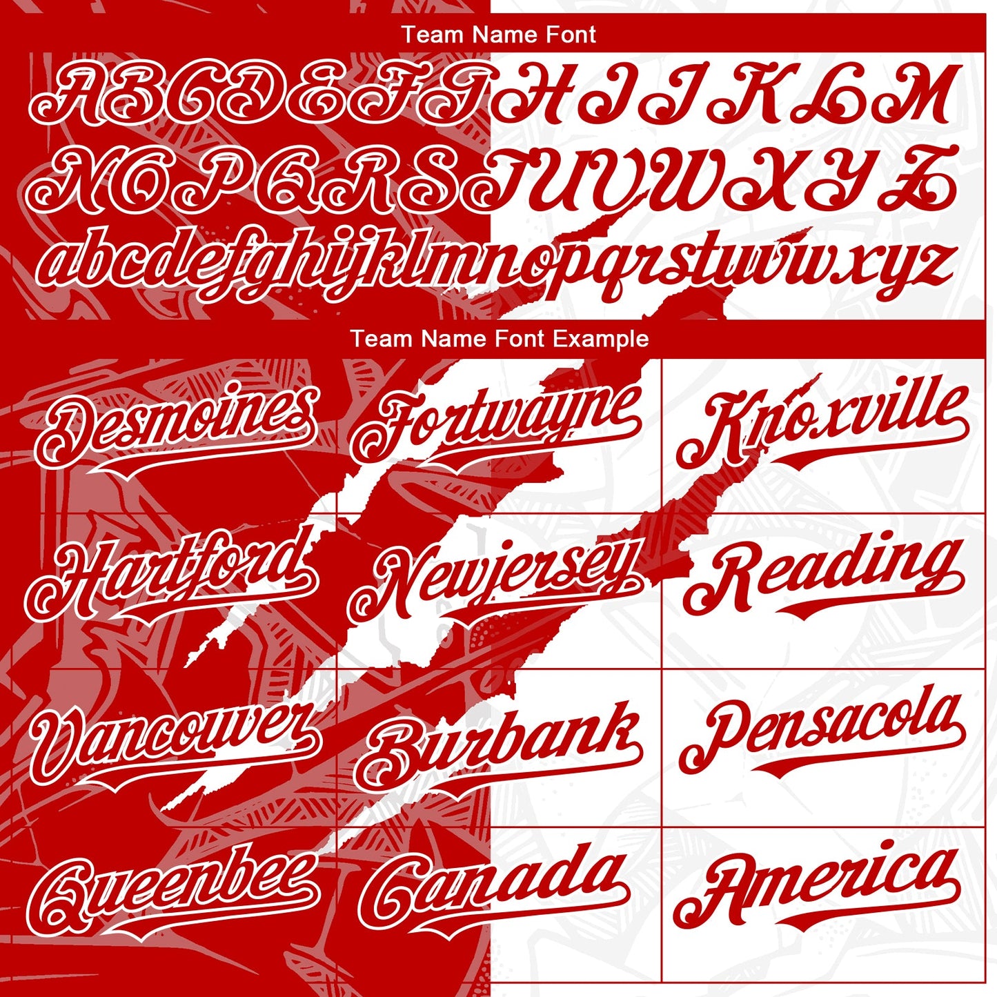 Custom Graffiti Pattern Red-White 3D Scratch Authentic Baseball Jersey view 4