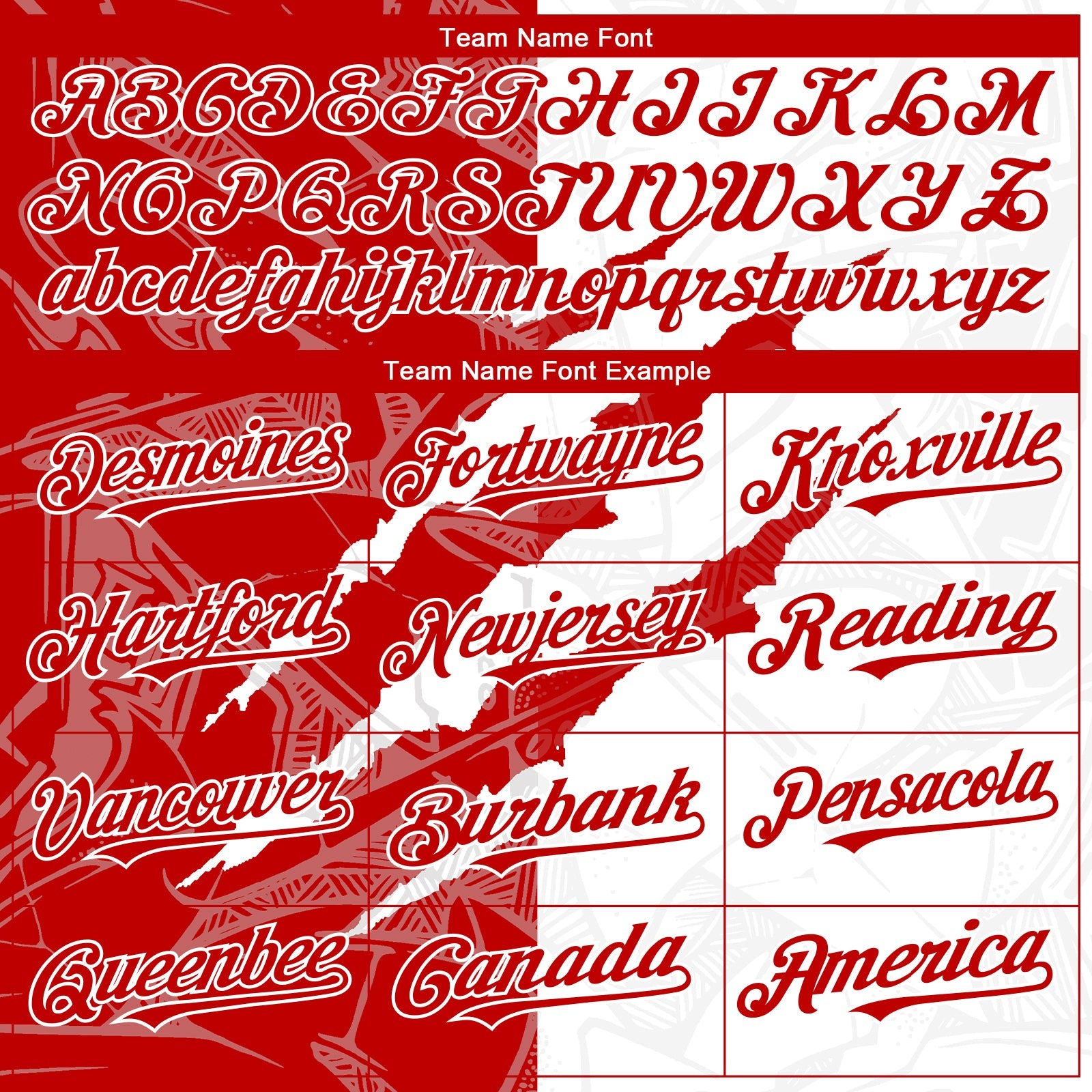 Custom Graffiti Pattern Red-White 3D Scratch Authentic Baseball Jersey view 4