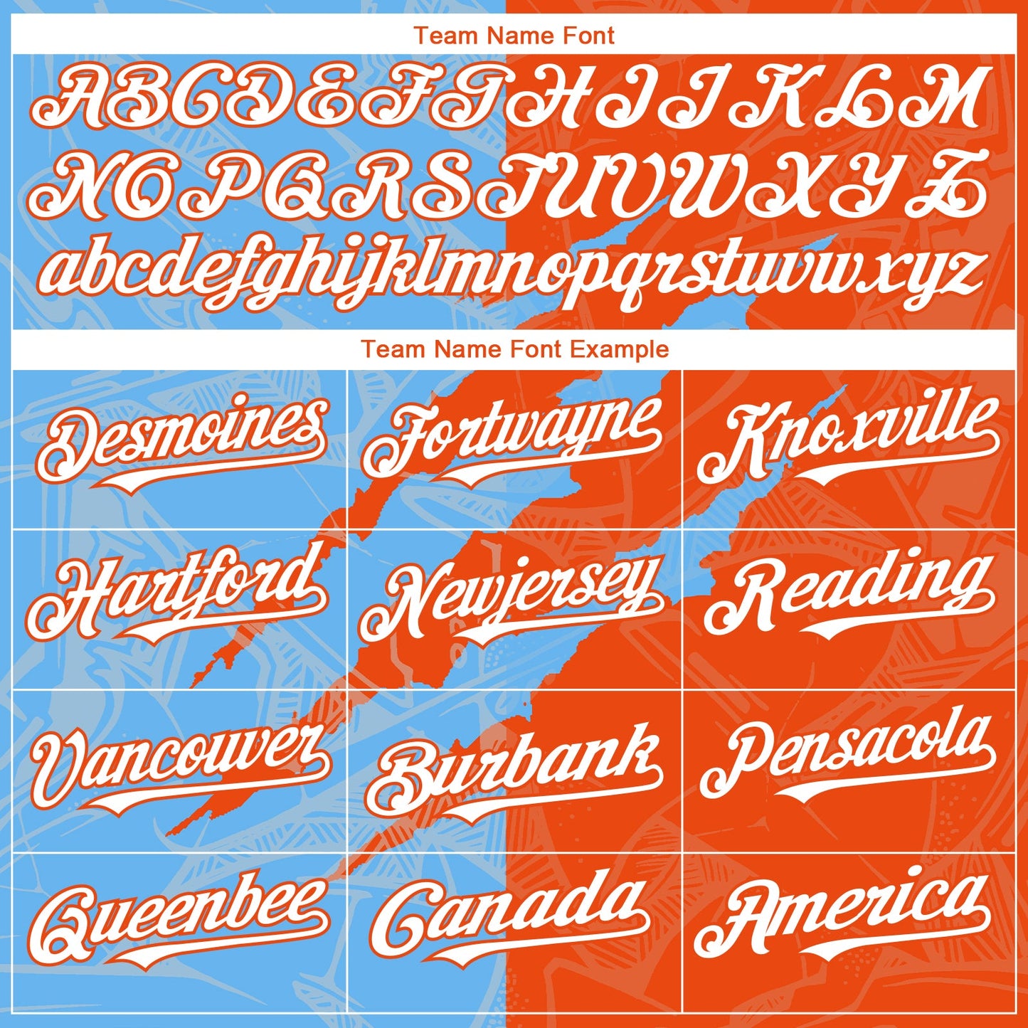 Custom Graffiti Pattern White Orange-Sky Blue 3D Scratch Authentic Baseball Jersey view 4