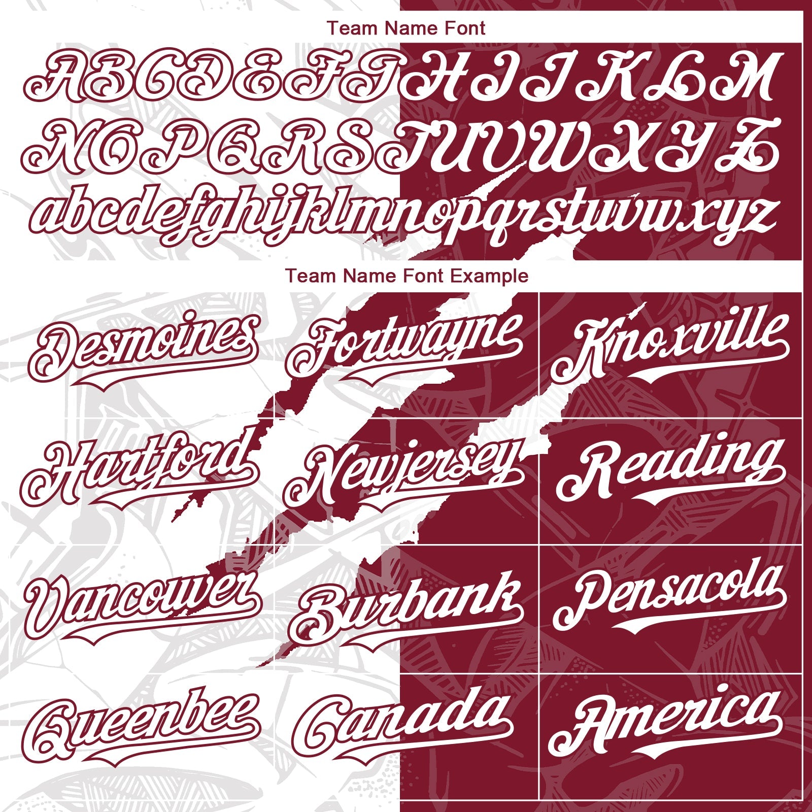 Custom Graffiti Pattern White-Crimson 3D Scratch Authentic Baseball Jersey view 4