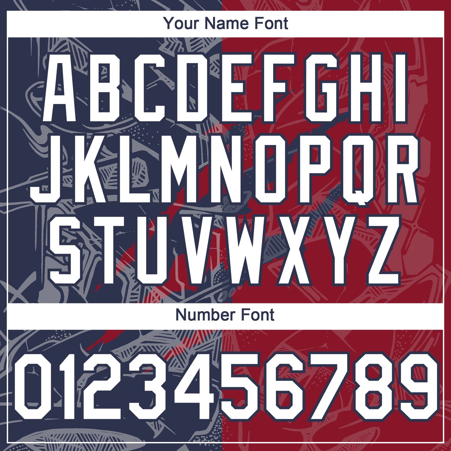 Custom Graffiti Pattern White Navy-Crimson 3D Scratch Authentic Baseball Jersey view 5