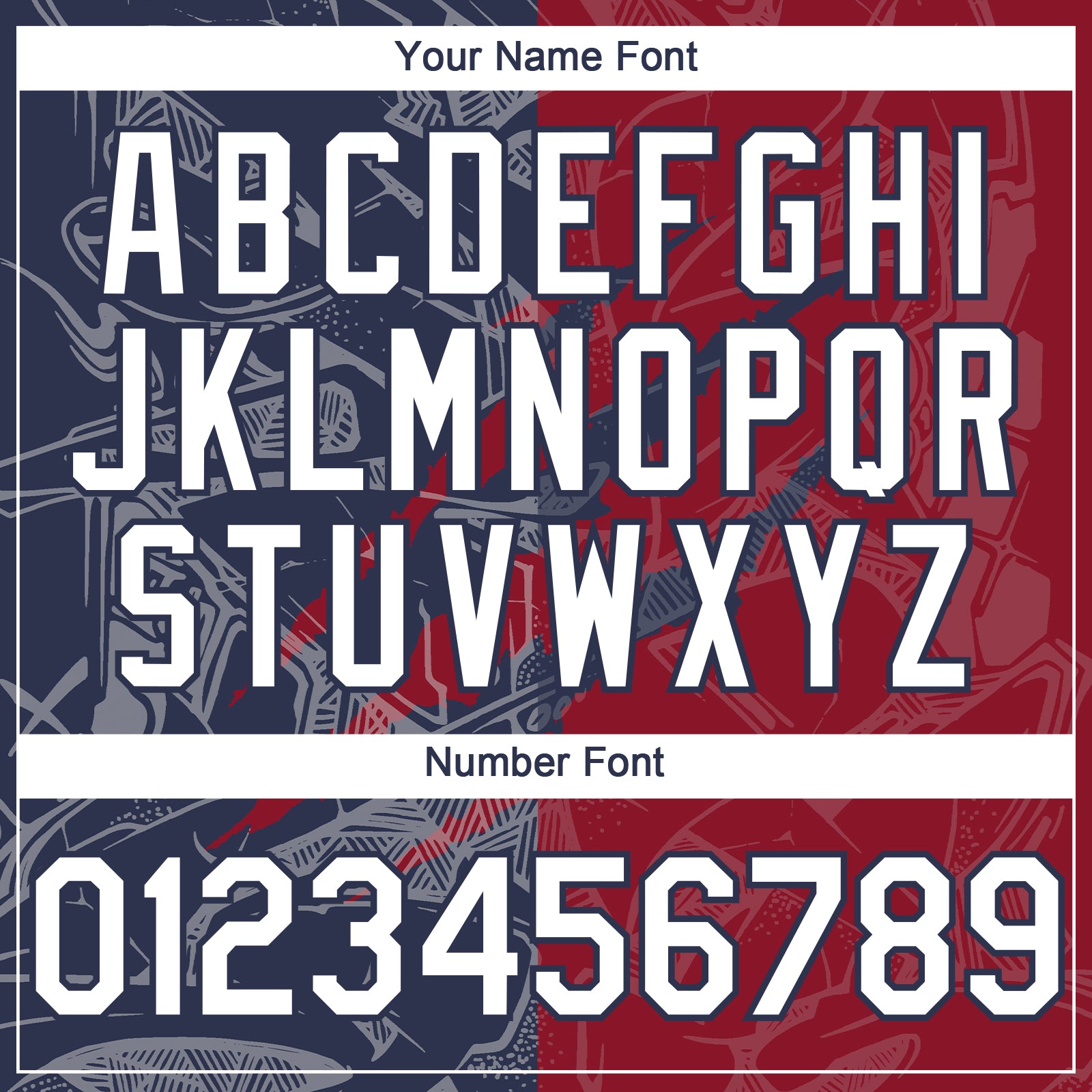 Custom Graffiti Pattern White Navy-Crimson 3D Scratch Authentic Baseball Jersey view 5