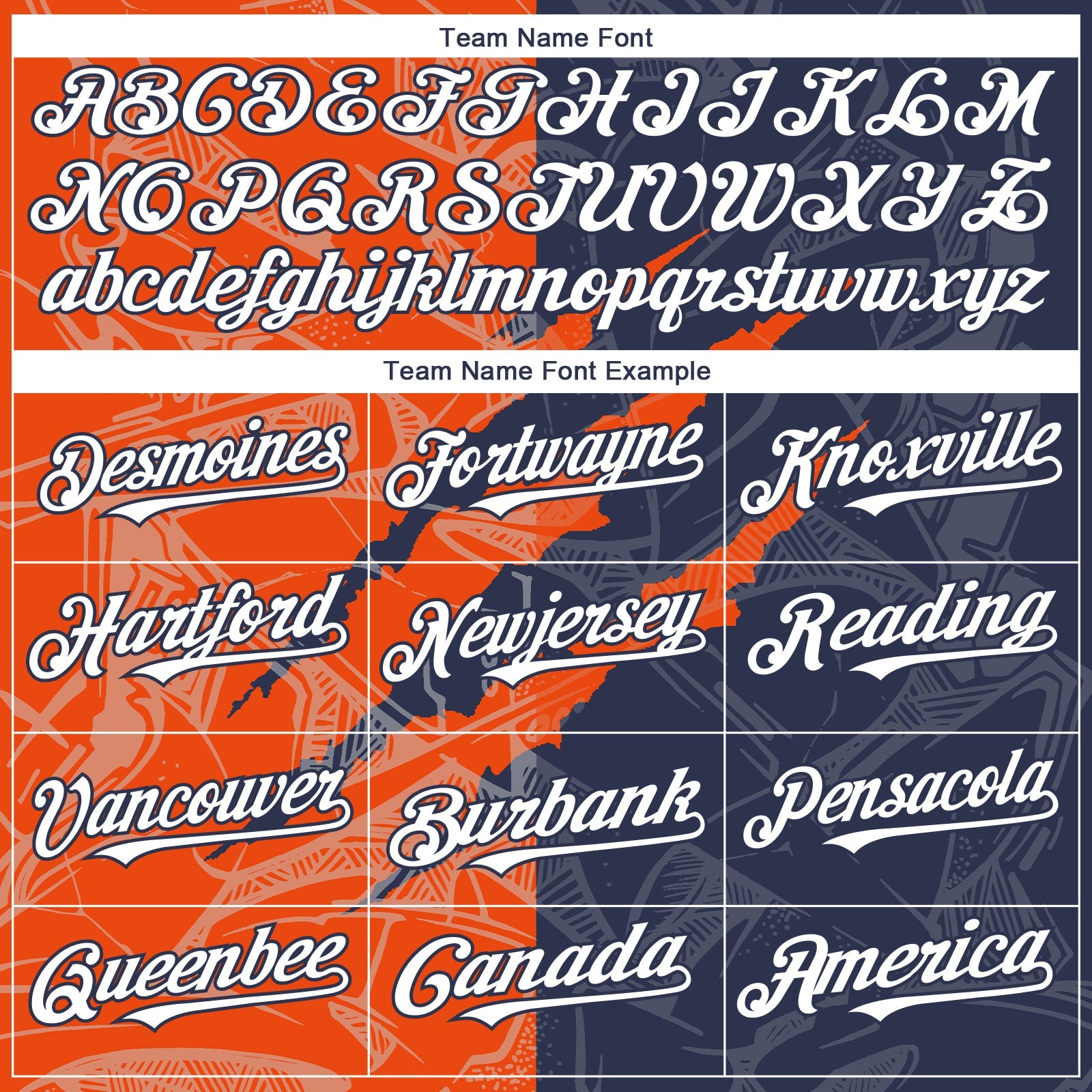 Custom Graffiti Pattern White Navy-Orange 3D Scratch Authentic Baseball Jersey view 4