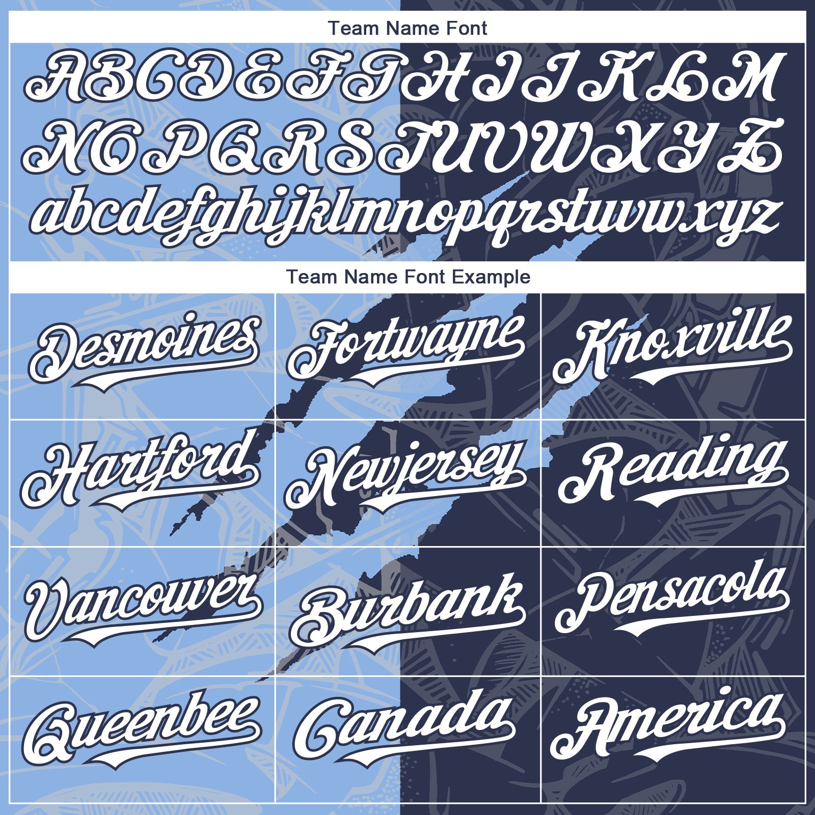 Custom Graffiti Pattern White Navy-Light Blue 3D Scratch Authentic Baseball Jersey view 4