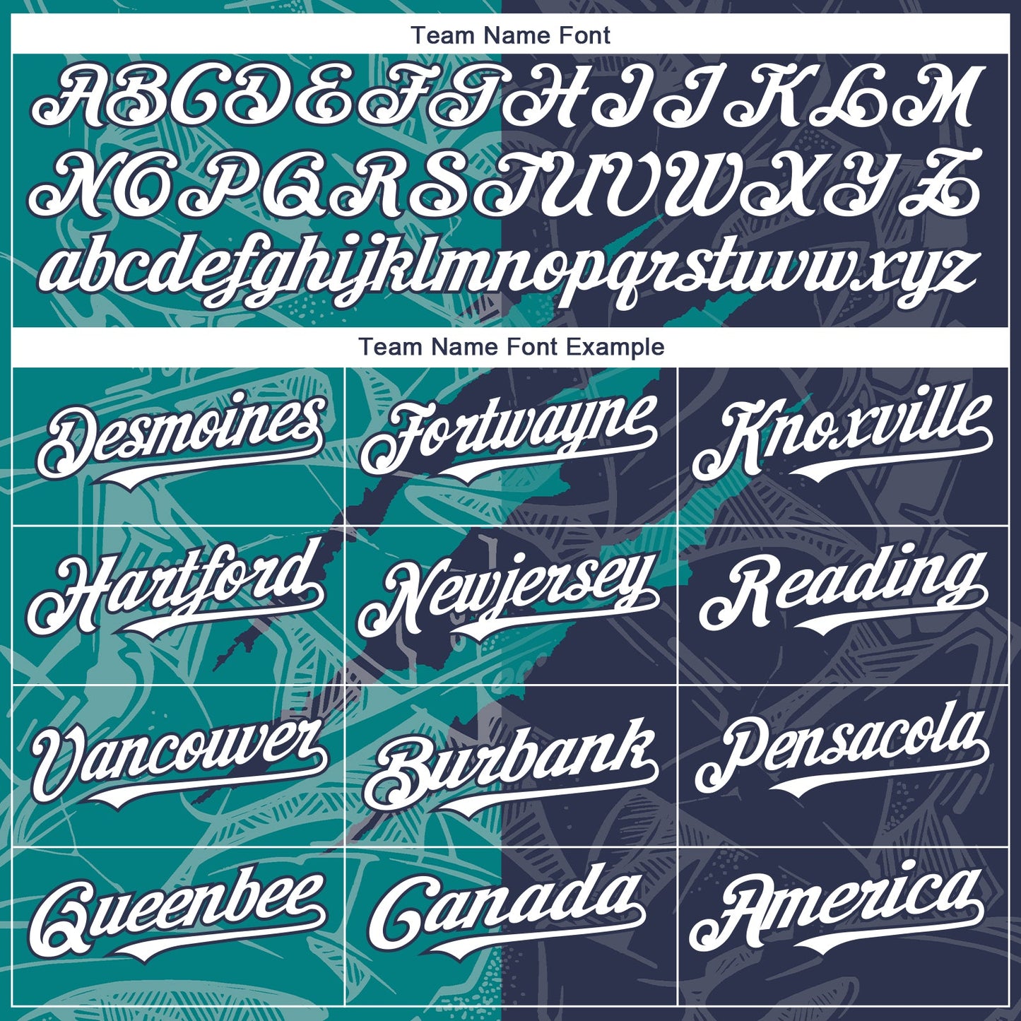 Custom Graffiti Pattern White Navy-Teal 3D Scratch Authentic Baseball Jersey view 4
