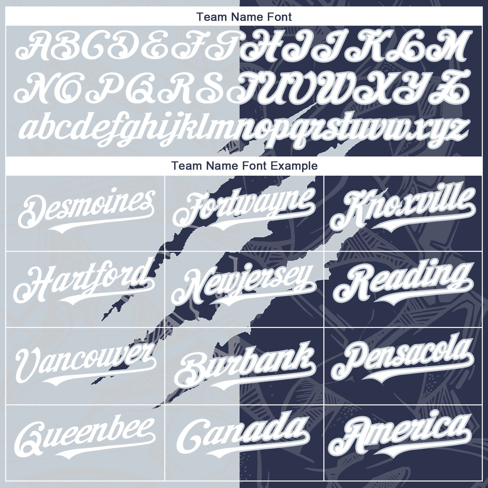 Custom Graffiti Pattern White Navy-Silver 3D Scratch Authentic Baseball Jersey view 4