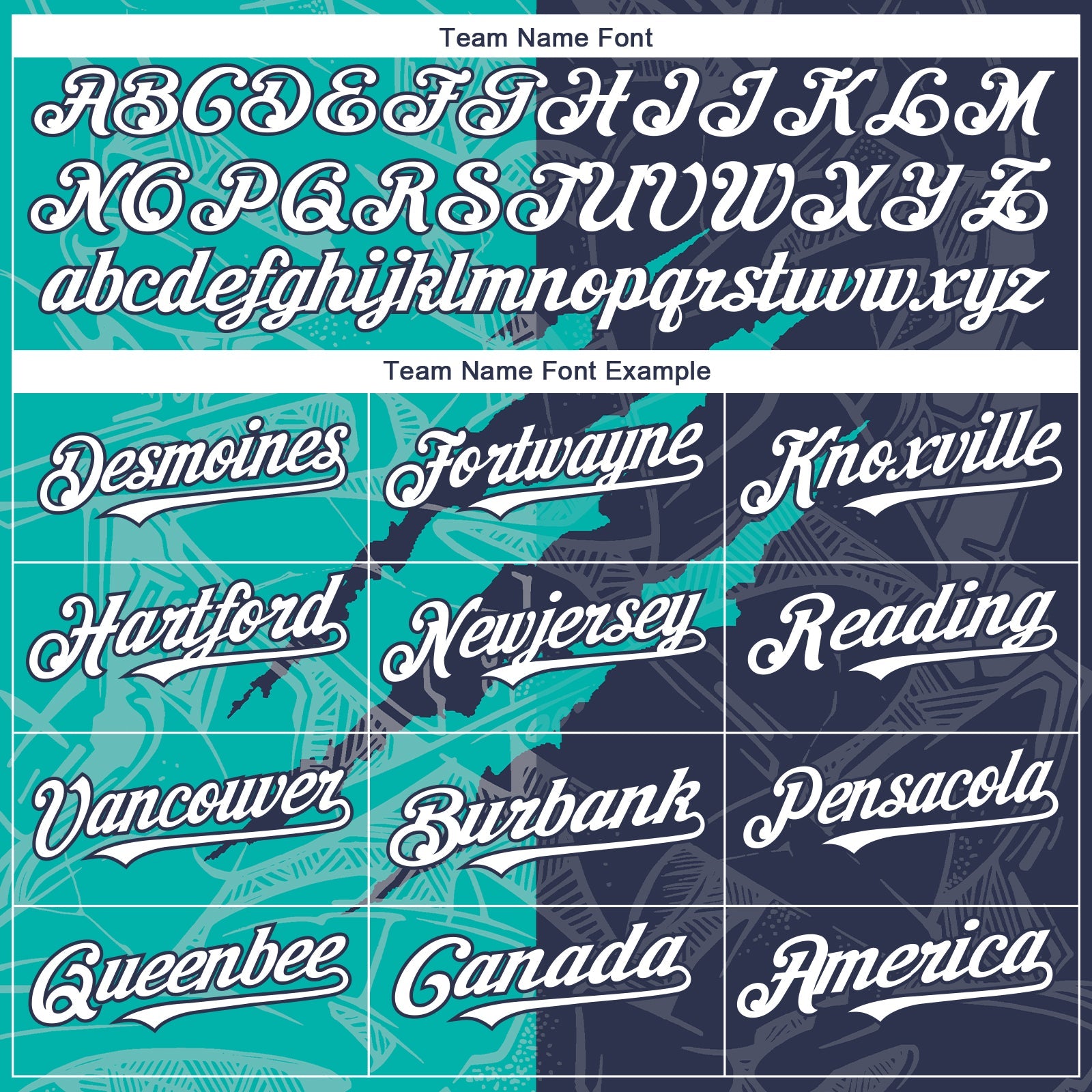 Custom Graffiti Pattern White Navy-Aqua 3D Scratch Authentic Baseball Jersey view 4
