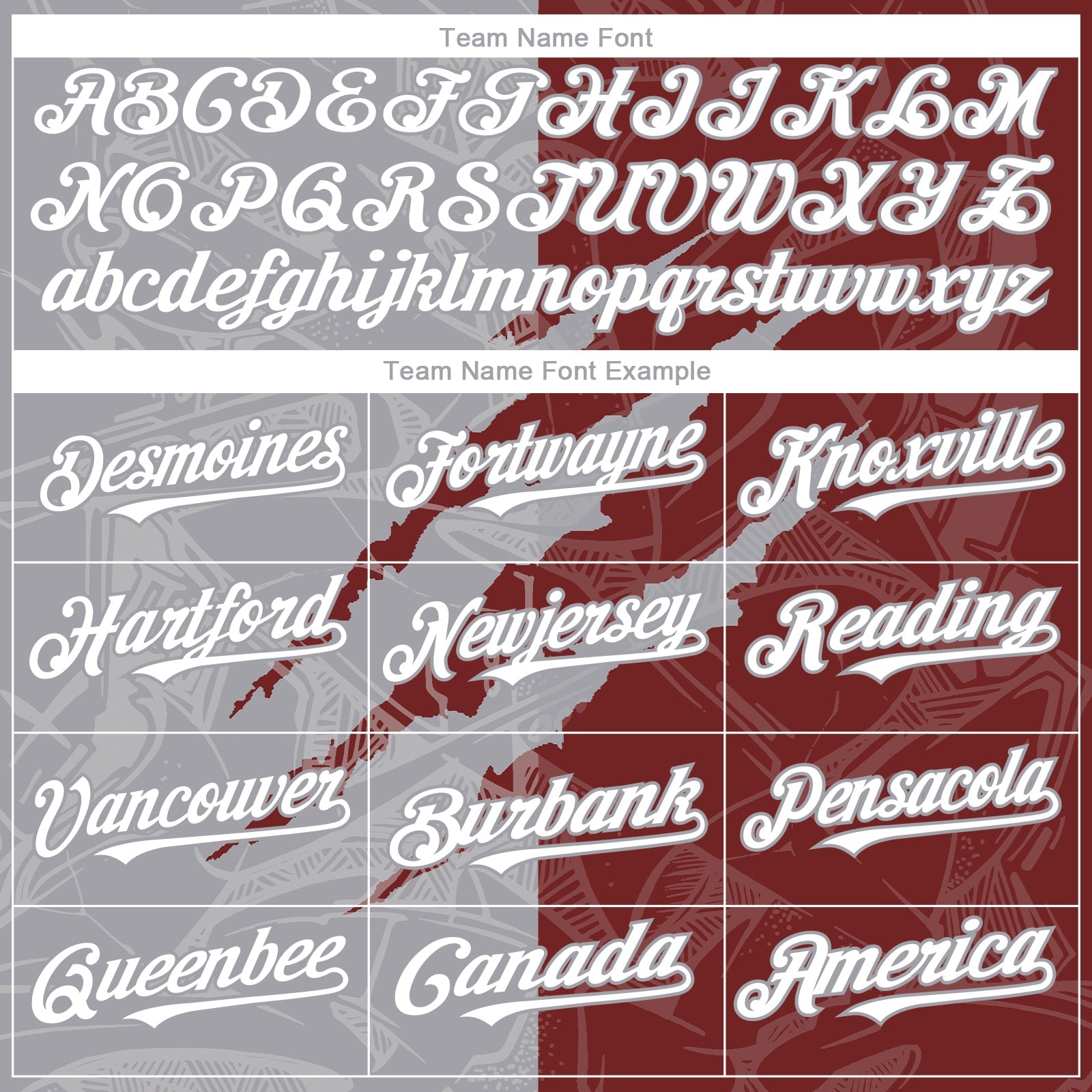 Custom Graffiti Pattern White Burgundy-Gray 3D Scratch Authentic Baseball Jersey view 4