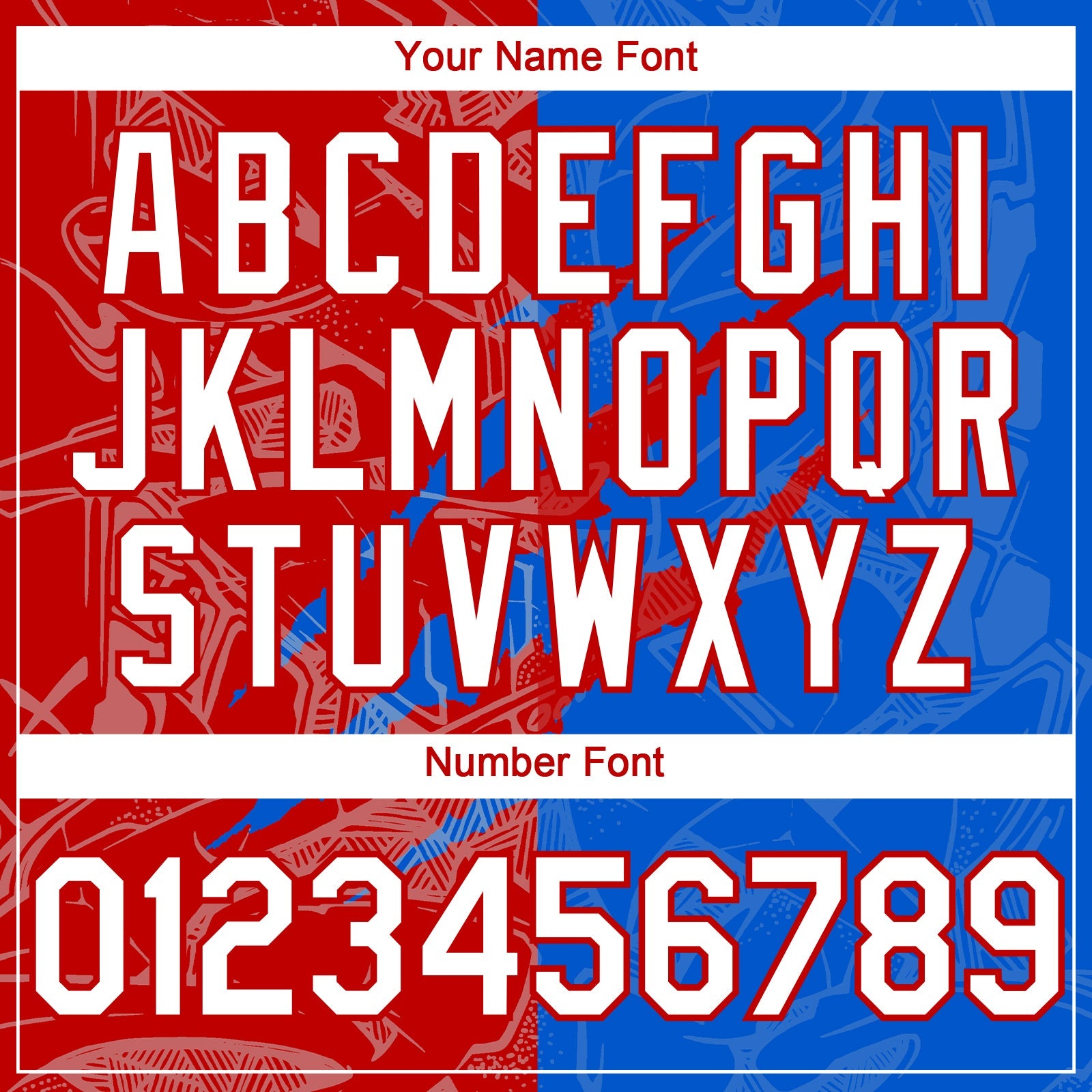 Custom Graffiti Pattern White Thunder Blue-Red 3D Scratch Authentic Baseball Jersey view 5