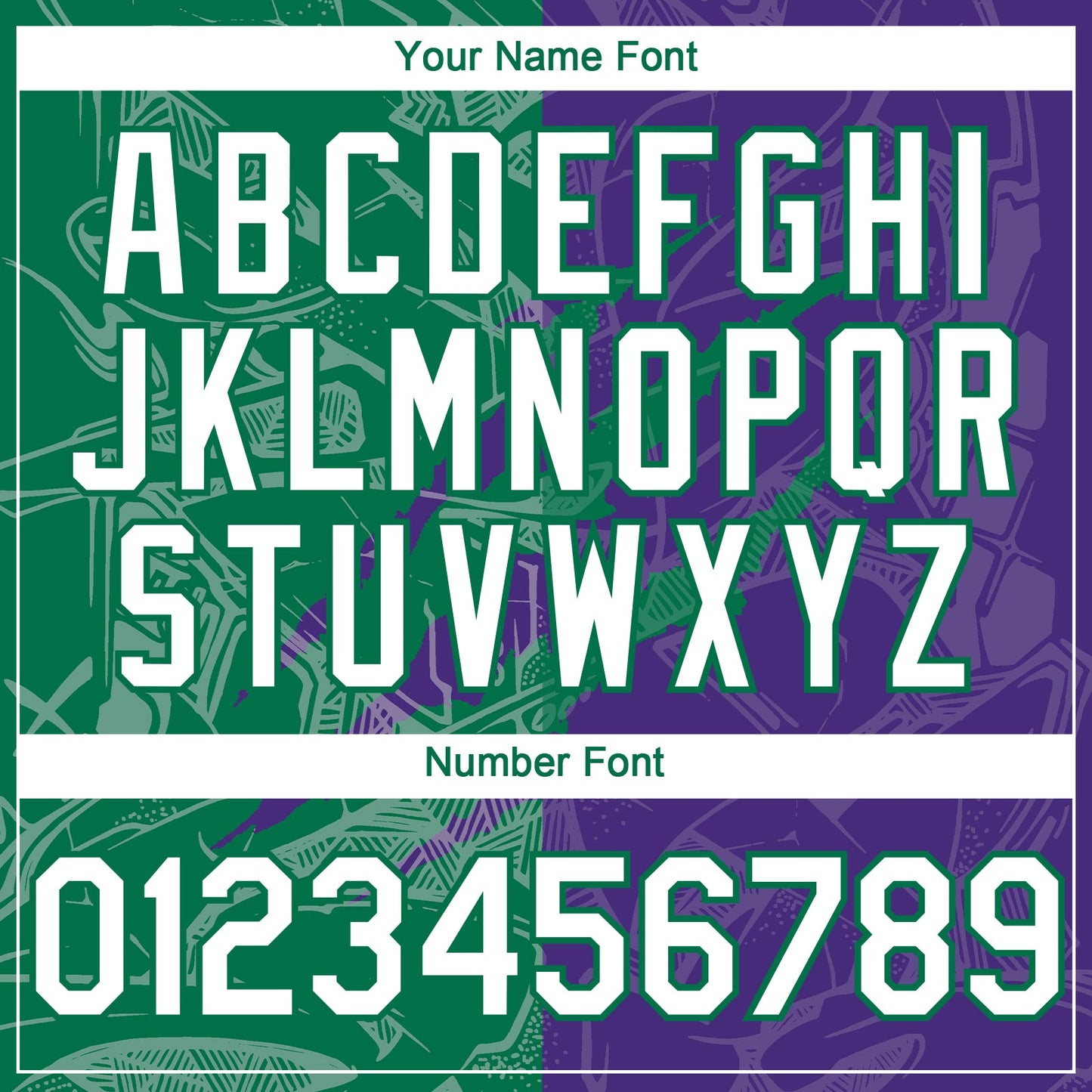 Custom Graffiti Pattern White Purple-Kelly Green 3D Scratch Authentic Baseball Jersey view 5