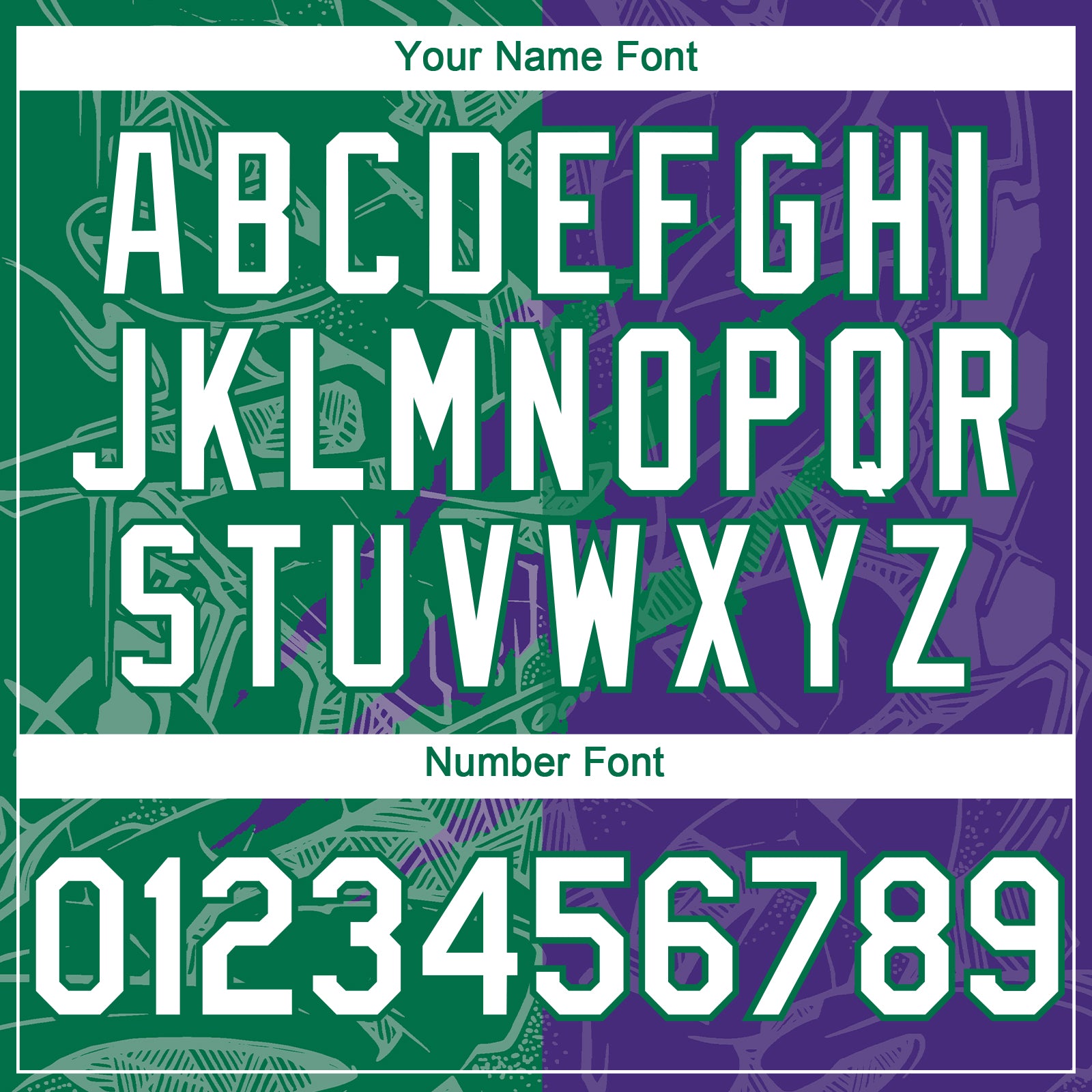 Custom Graffiti Pattern White Purple-Kelly Green 3D Scratch Authentic Baseball Jersey view 5